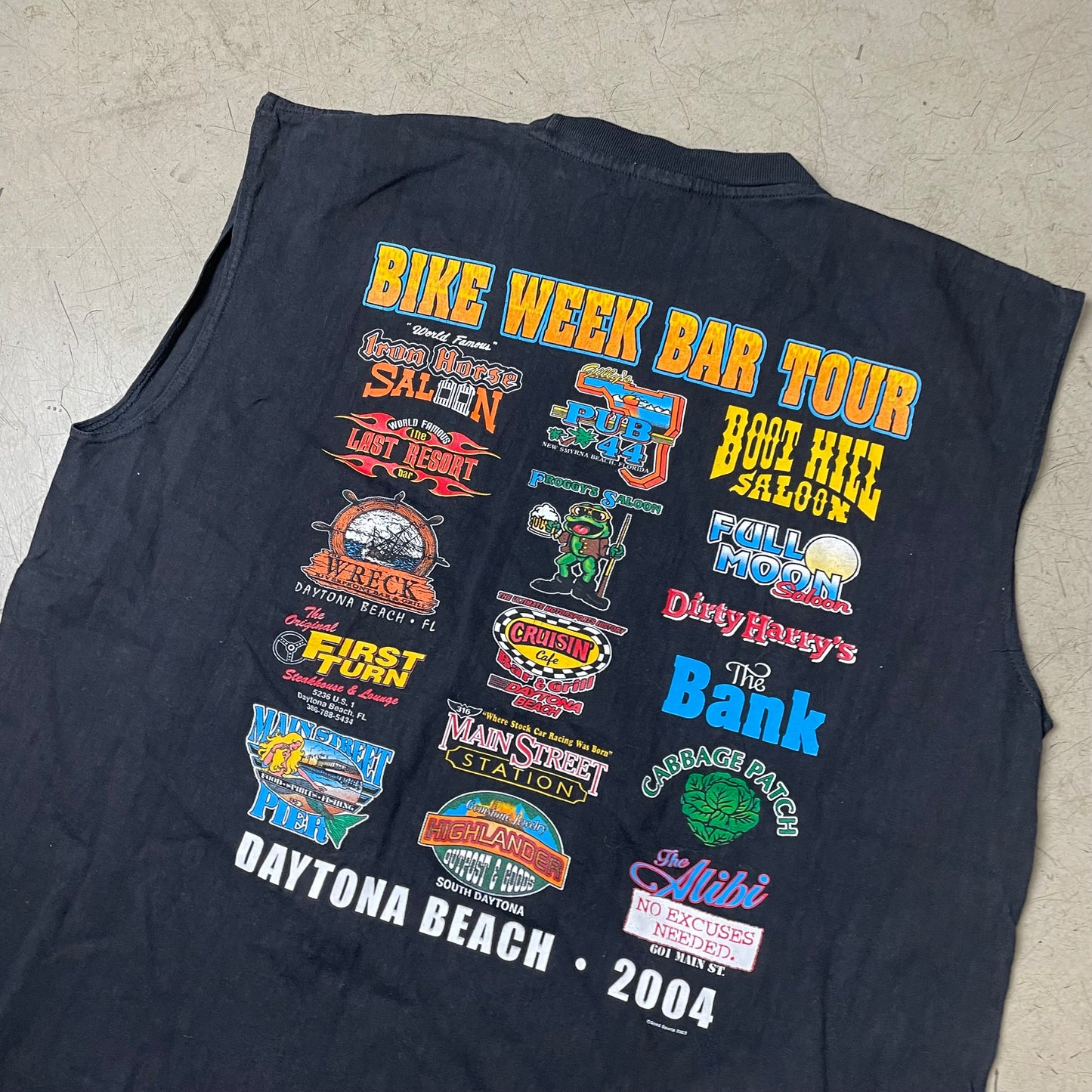 (XL) 2004 Bike Week Daytona Beach Sleeveless Shirt