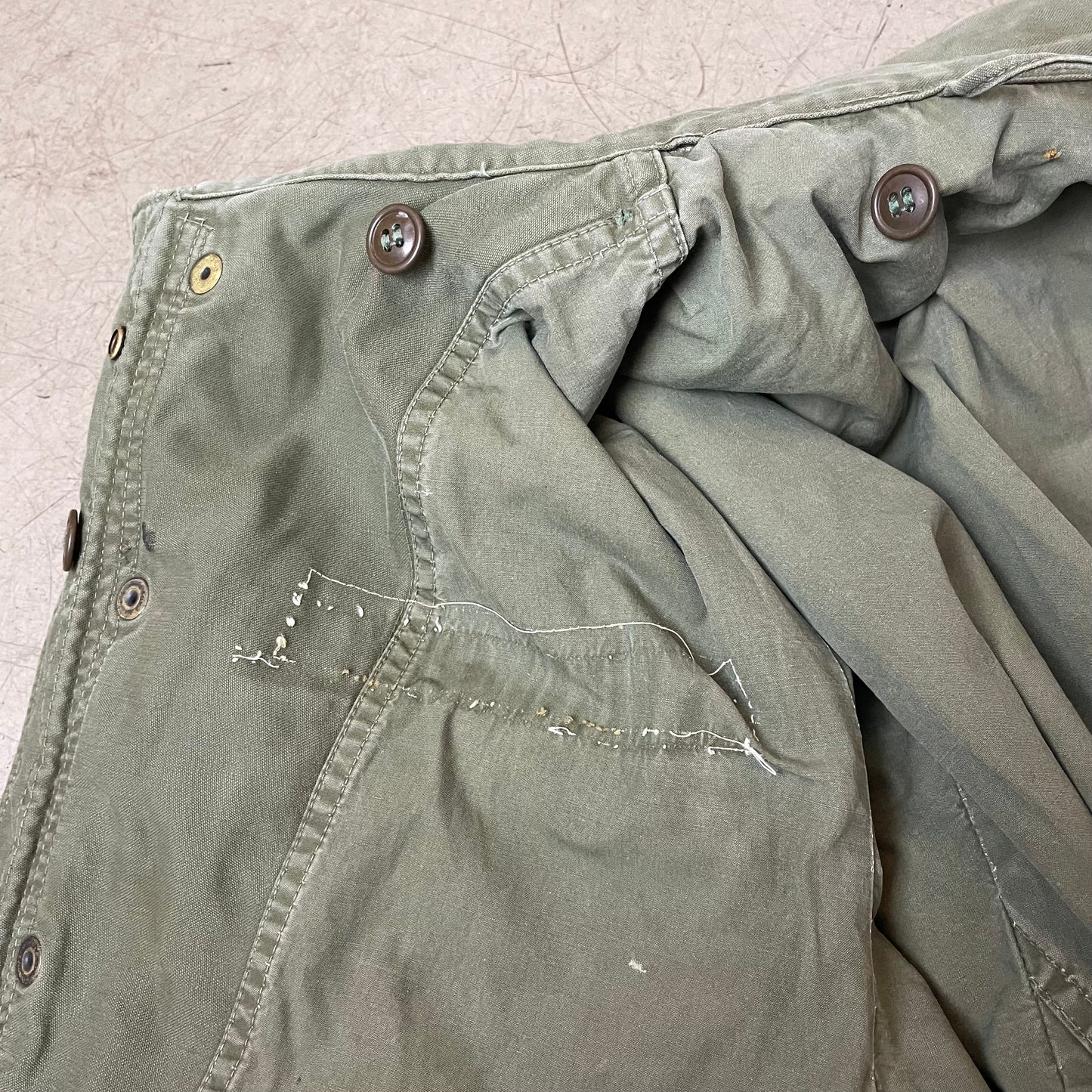 (L) Vintage M51 Field Jacket Faded grün US Army