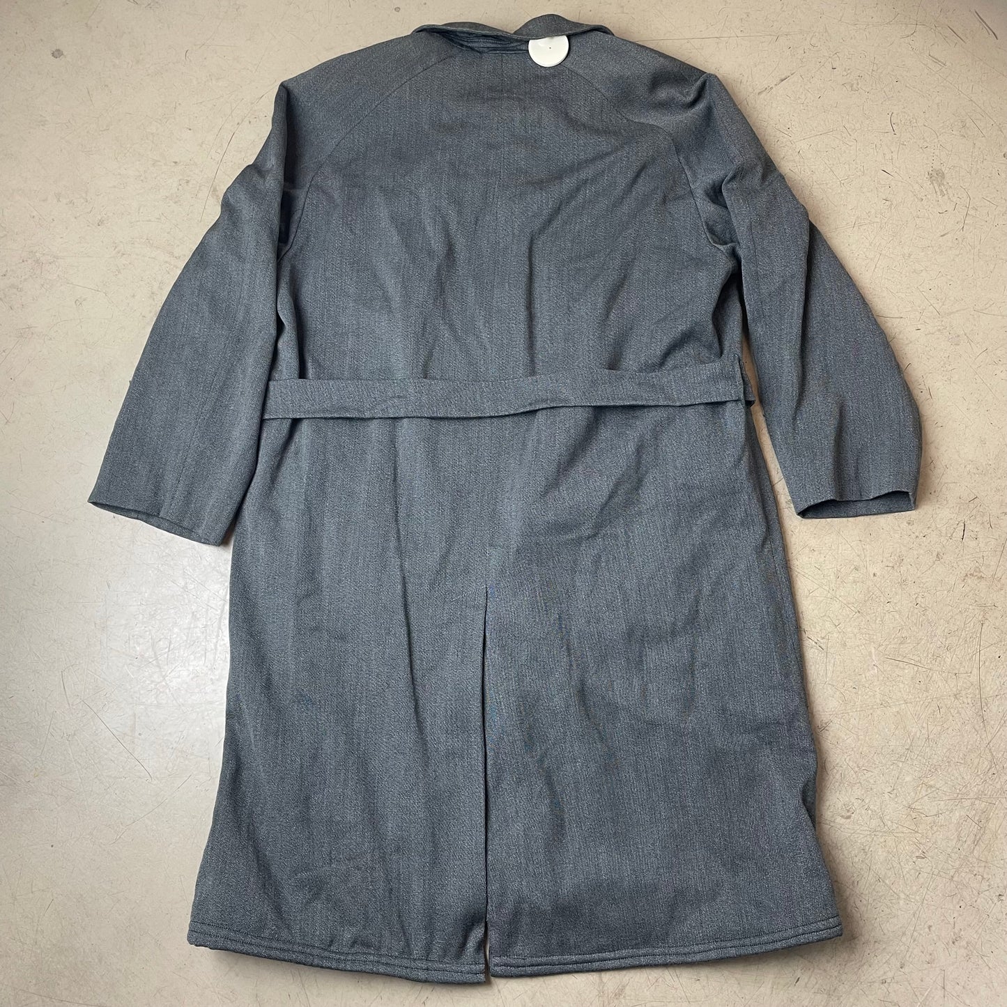 (XL) Vintage Yves Saint Laurent Homme Wollmantel Schurwolle grau Gr.50