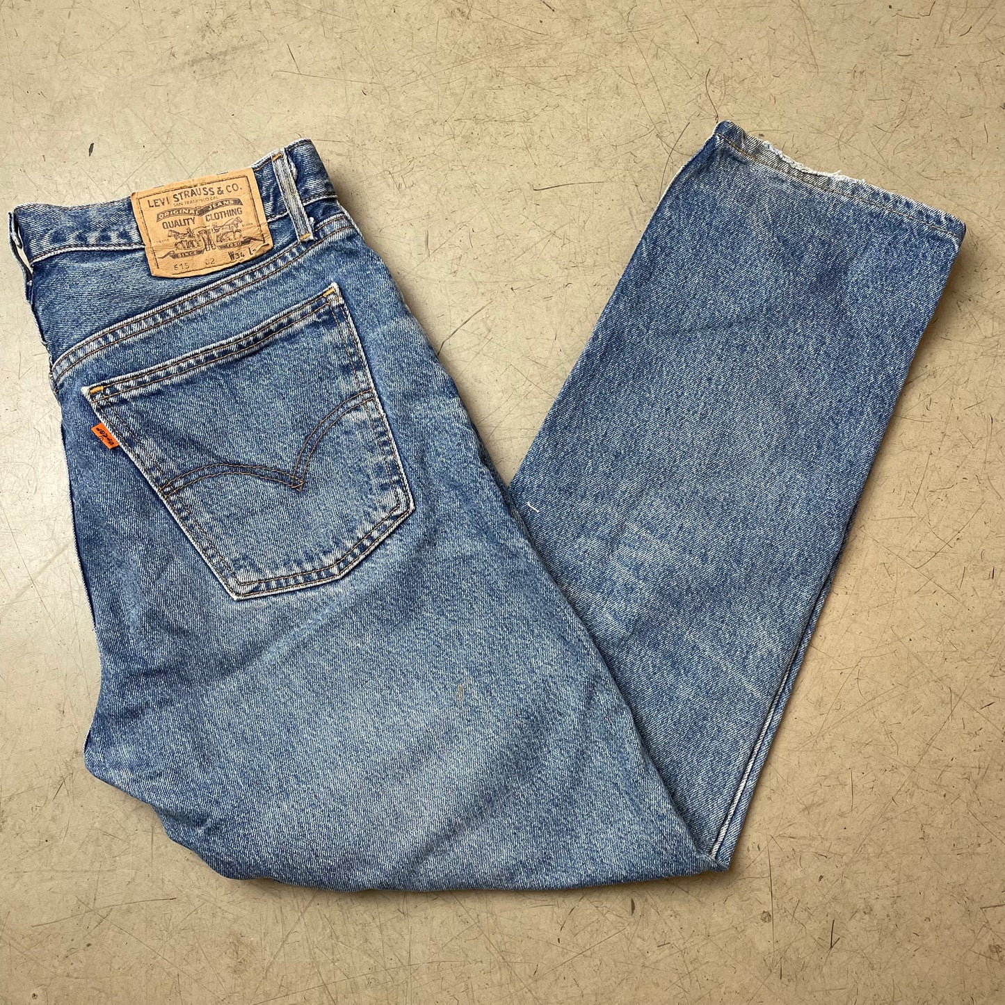 (L) Levi’s Orange Tab 615 02 Jeanshose W34/L30