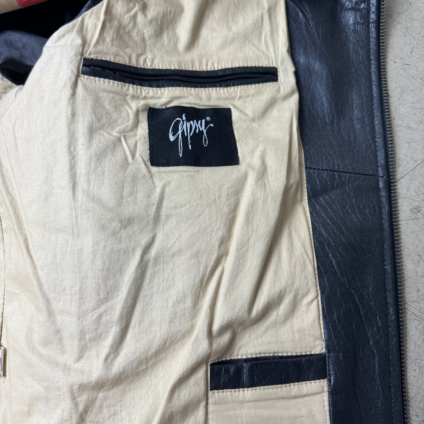 (XL-XXL) Rare Gipsy Lederjacke Faded black