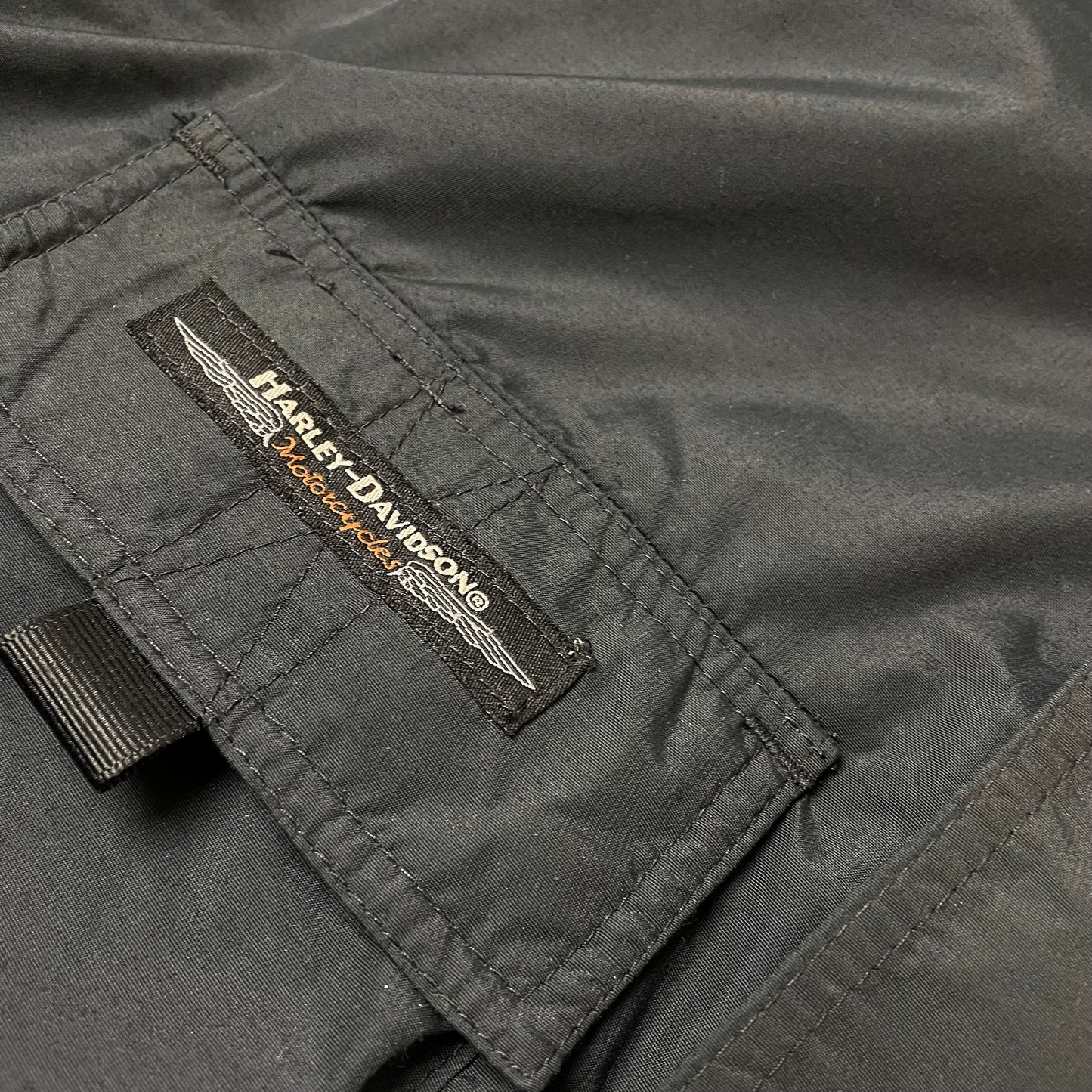 (M) Vintage Harley Davidson Harrington Jacket schwarz
