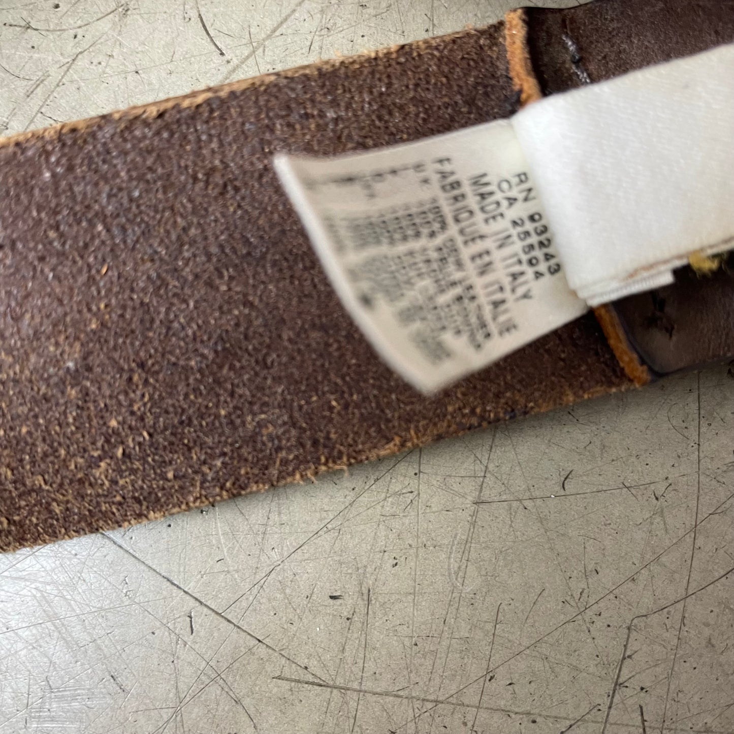 Vintage Diesel Faded braun Ledergürtel 108cm