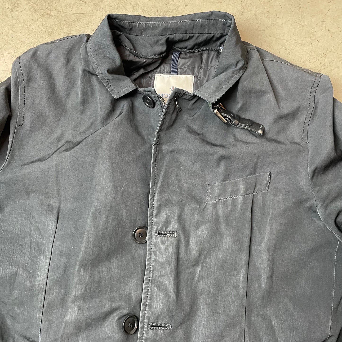(M) Moncler Mantel Jacke lang schwarz