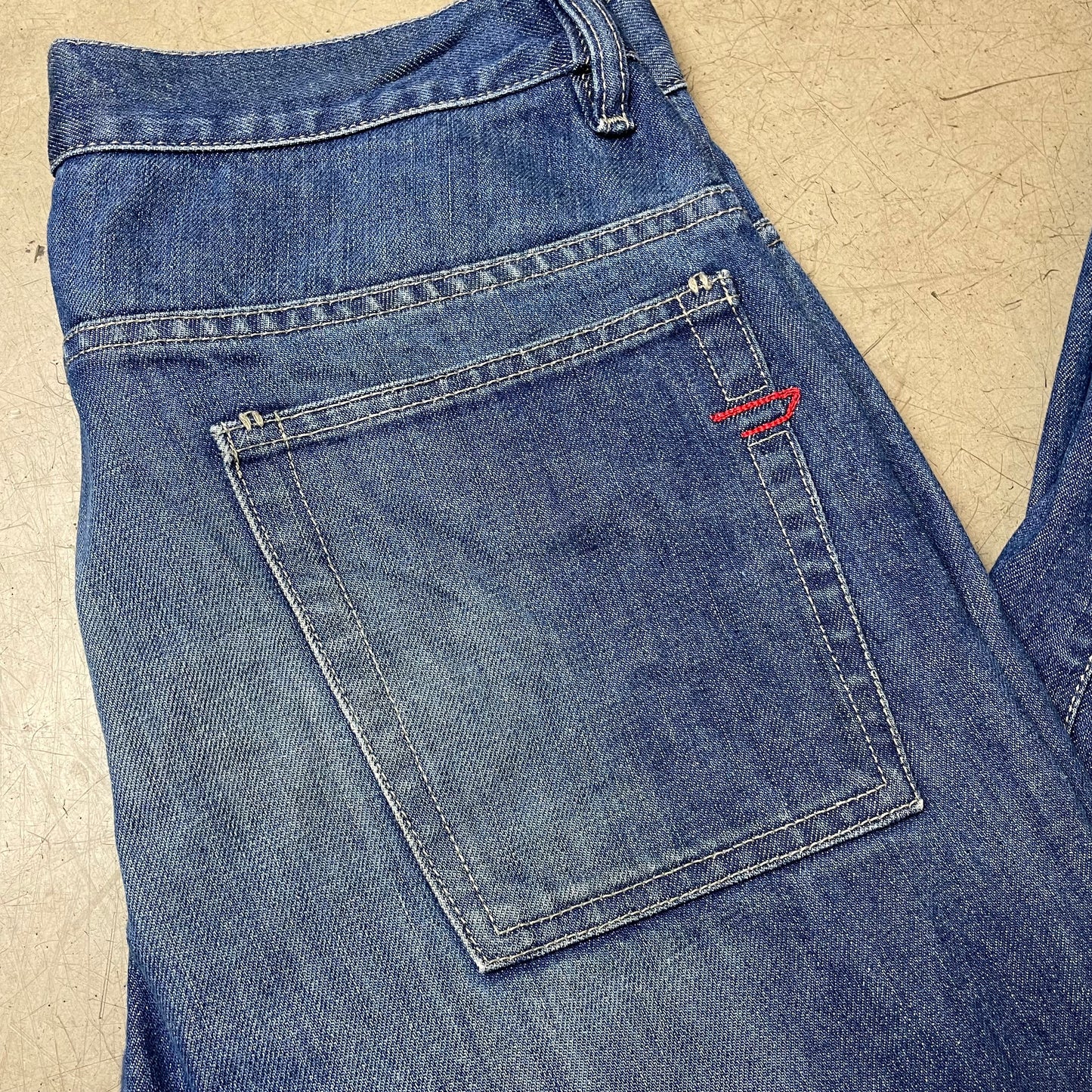 (M) Vintage Diesel Engineer Jeanshose blau W31