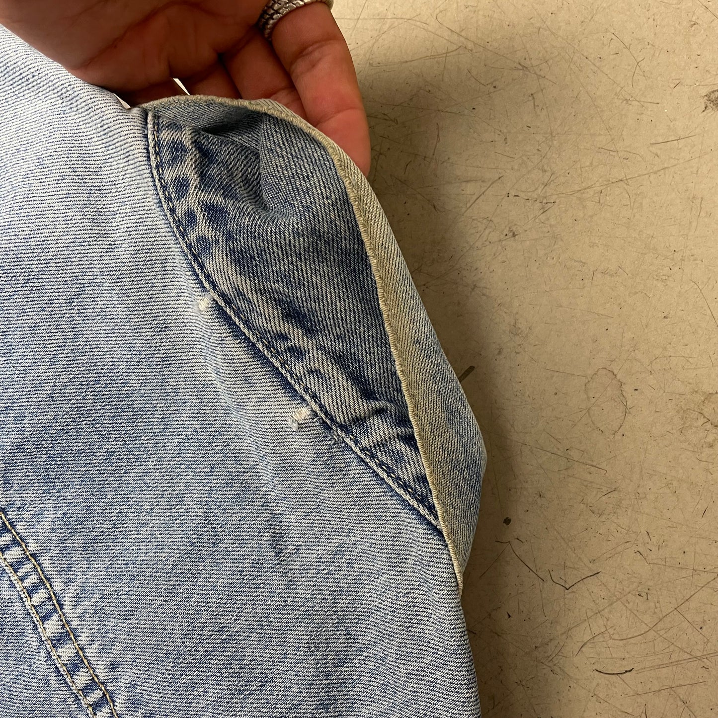 (L) Levi’s Jeansjacke hellblau