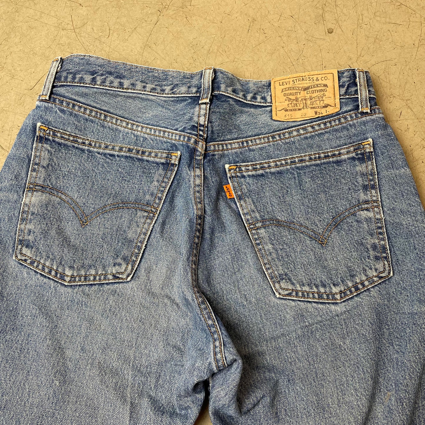 (L) Levi’s Orange Tab 615 02 Jeanshose W34/L30
