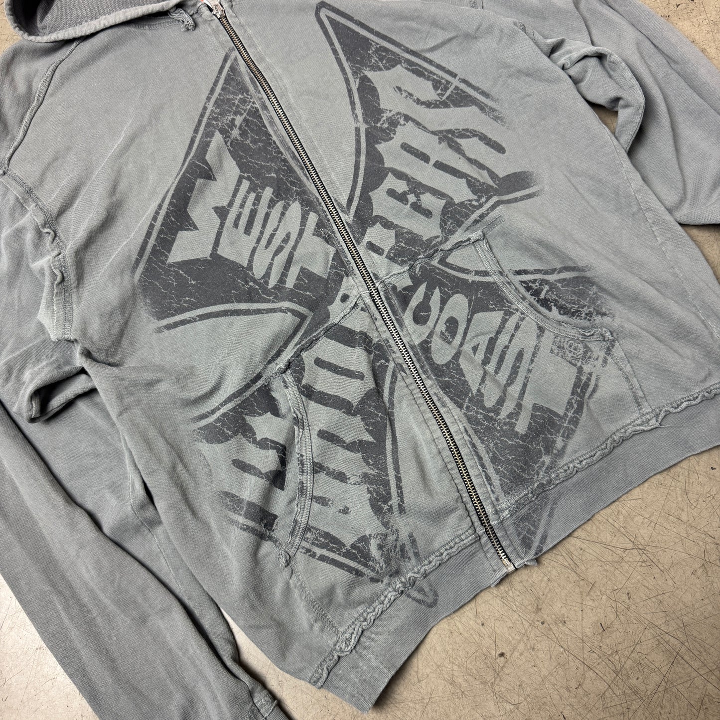 (M-L) 2000s Choppers Zip Hoodie
