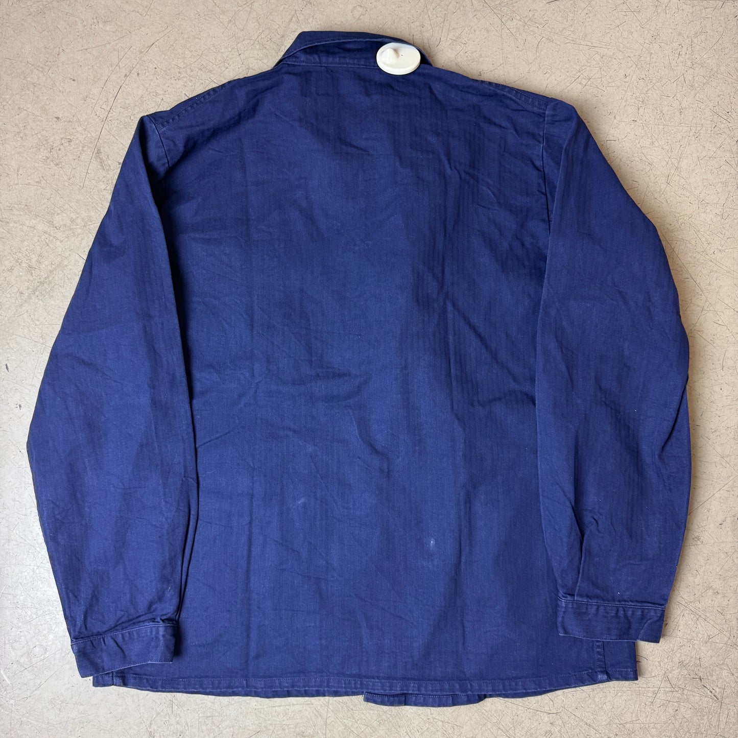 (L) French Work Shirt blau