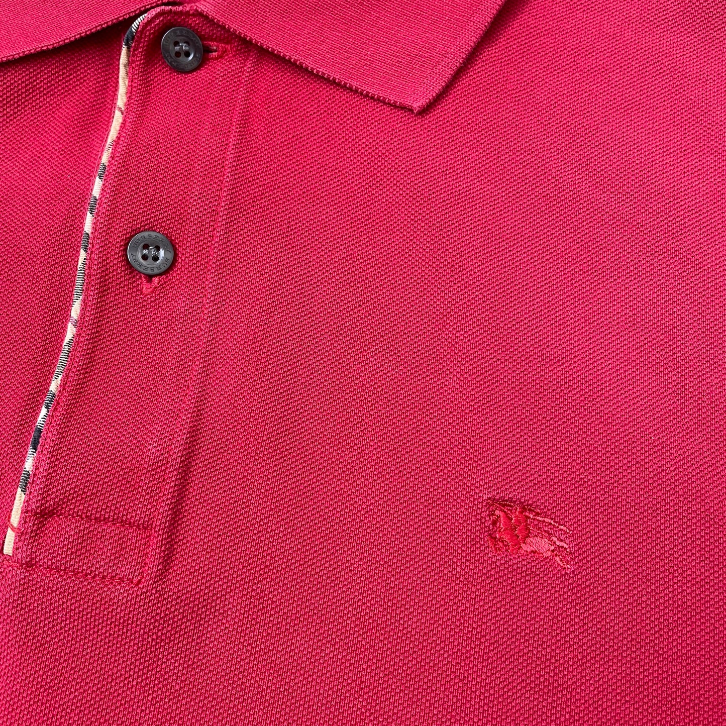 (M) Burberry Polo Tshirt Herren rot