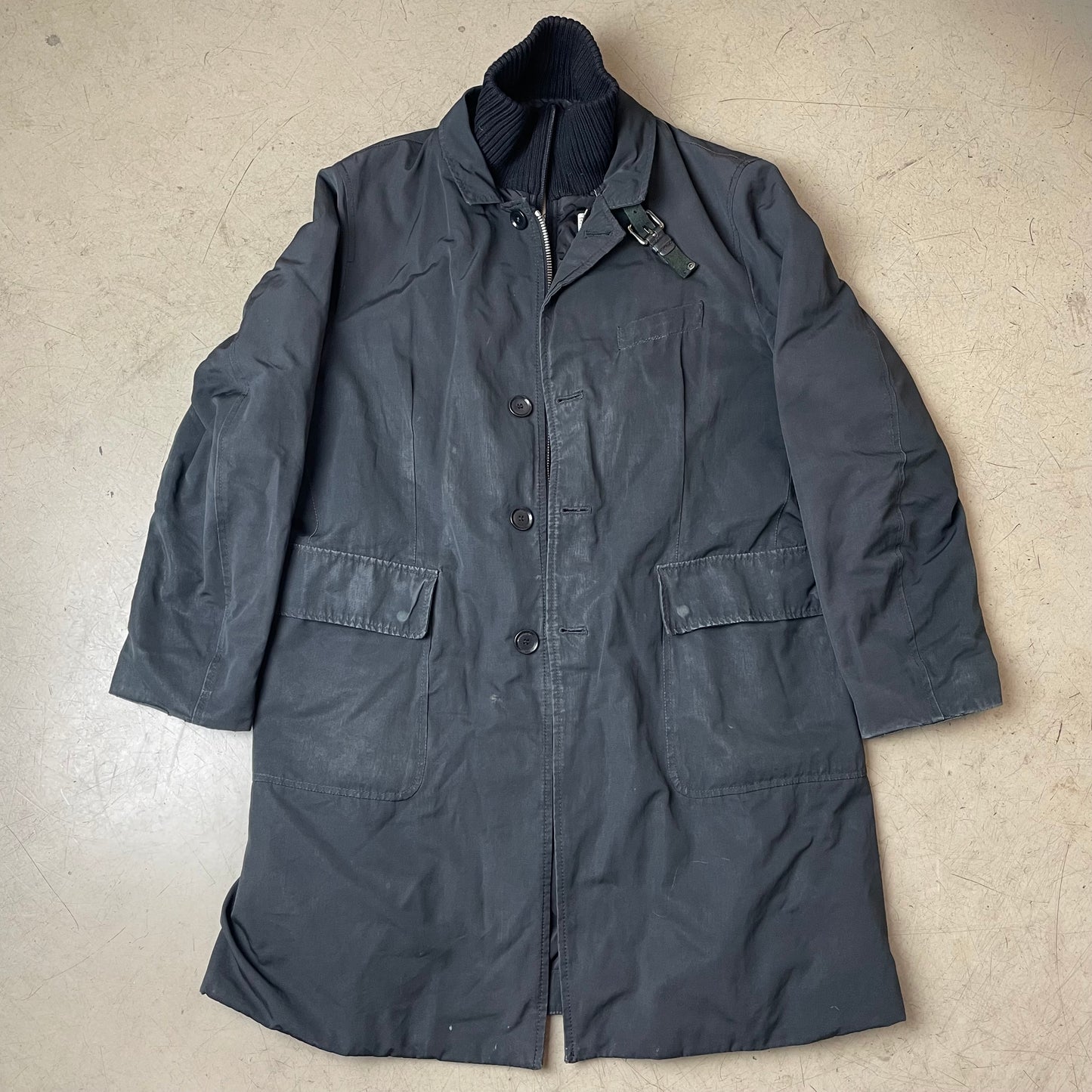 (M) Moncler Mantel Jacke lang schwarz