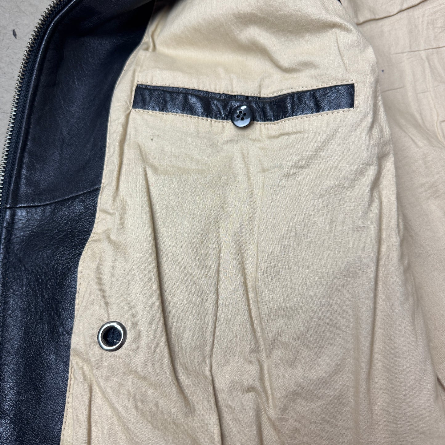 (XL-XXL) Rare Gipsy Lederjacke Faded black