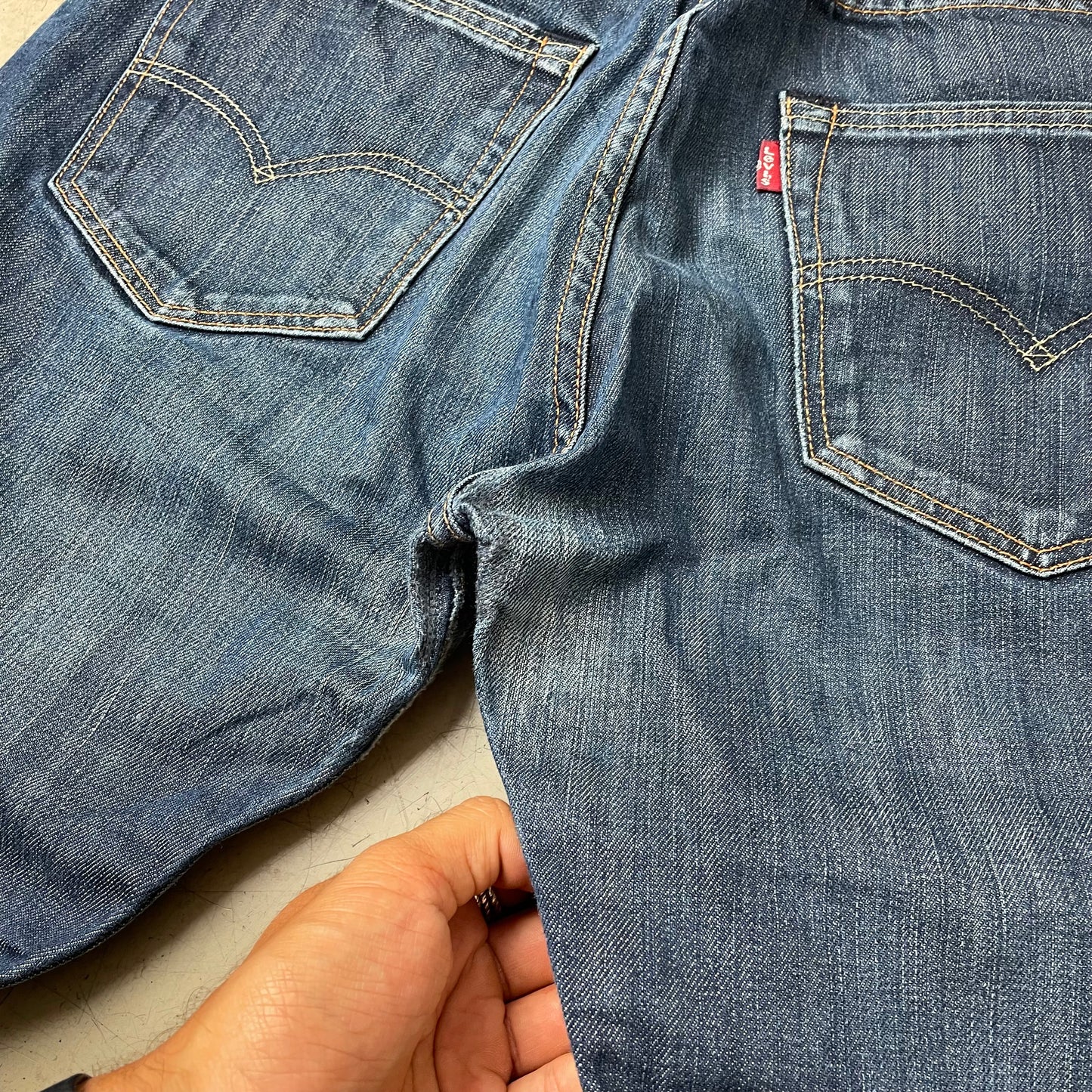 (M) 501 Levi’s Jeanshose blau W32L34