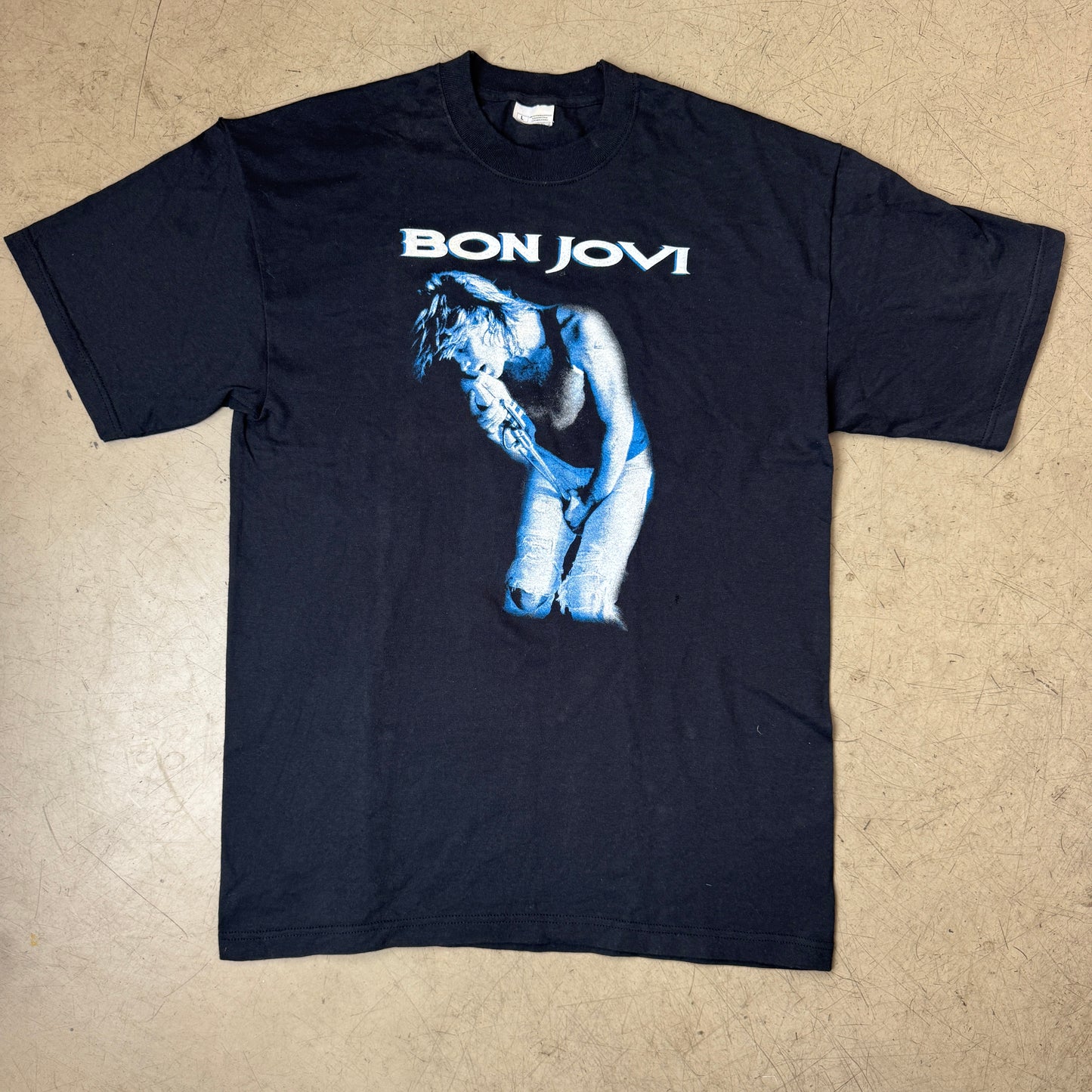(L) Vintage Bon Jovi Crush Tour T-Shirt Faded black