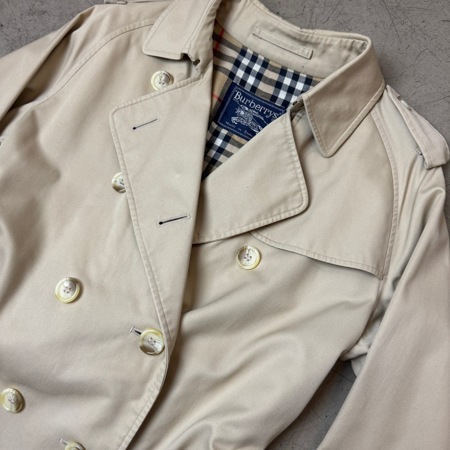 (WMN S-M) 1980s Burberrys Trench Coat