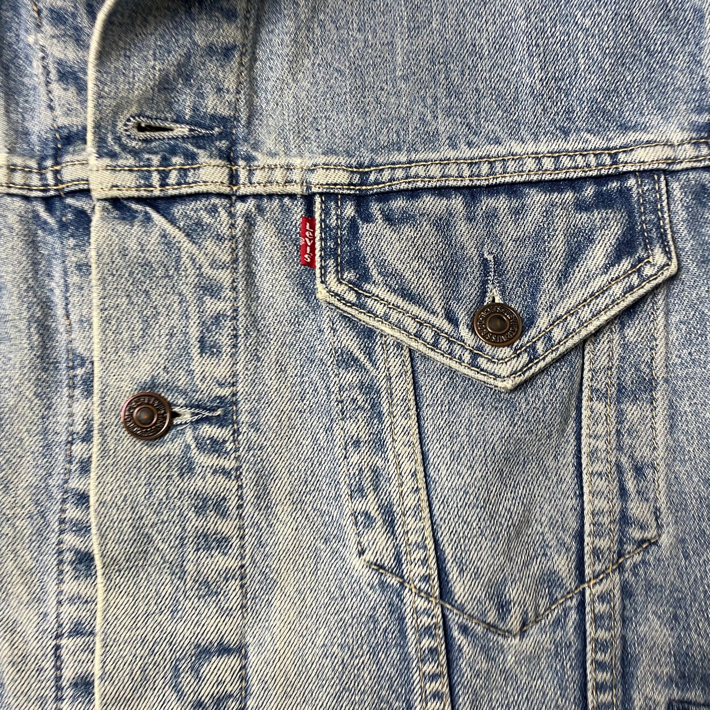 (L) Levi’s Jeansjacke hellblau
