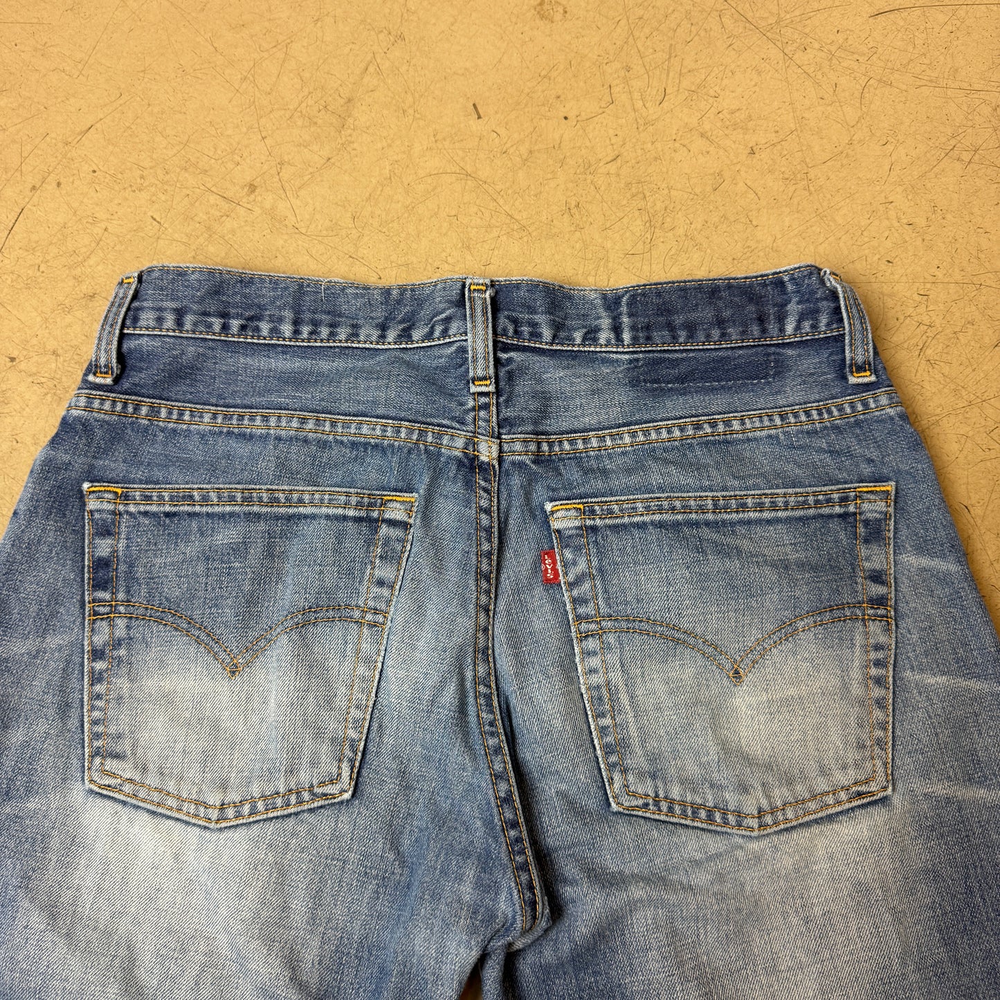 (L) Faded Levi’s 507 Bootcut Jeanshose W33/L34