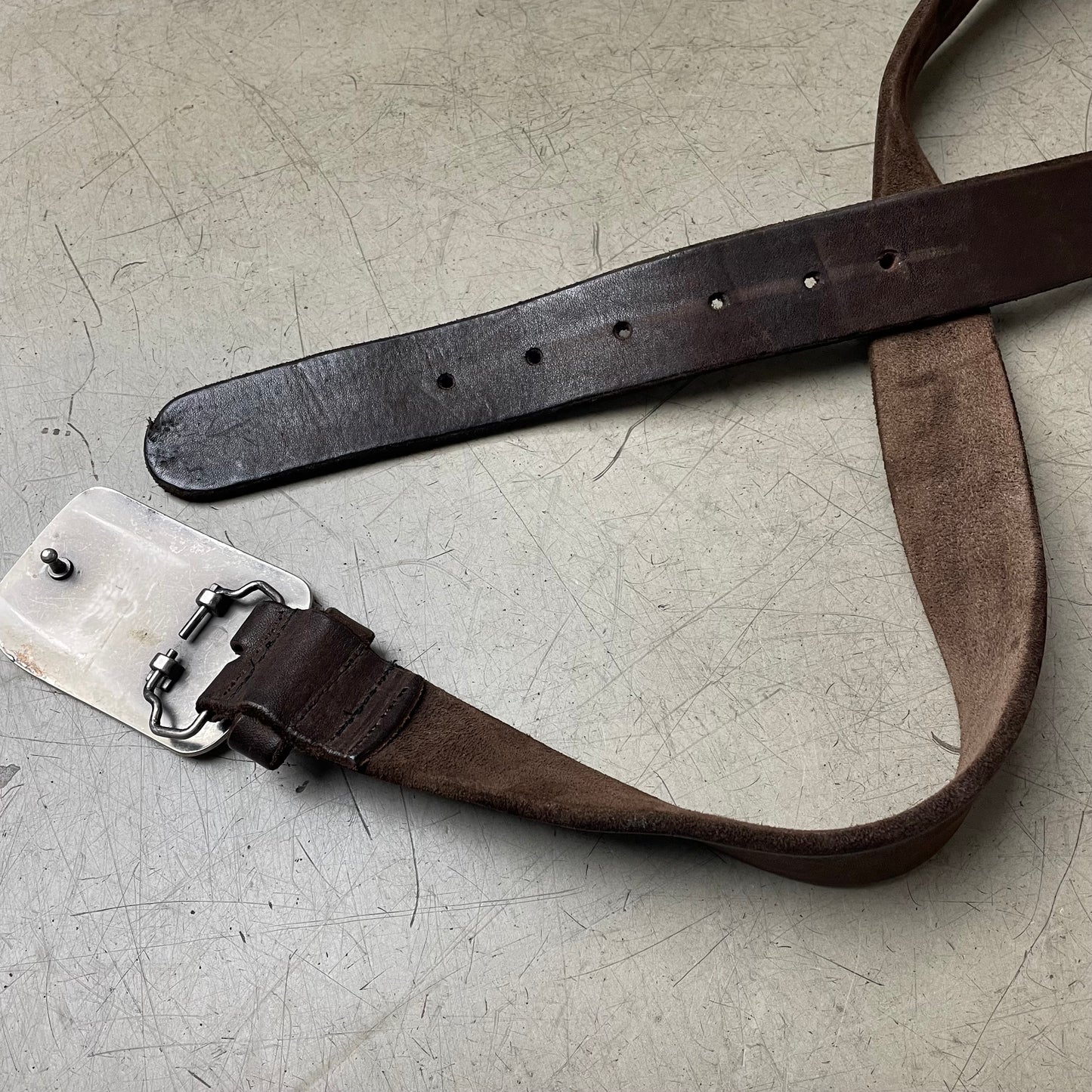 Vintage Levi’s Ledergürtel braun 125cm inkl. Schnalle