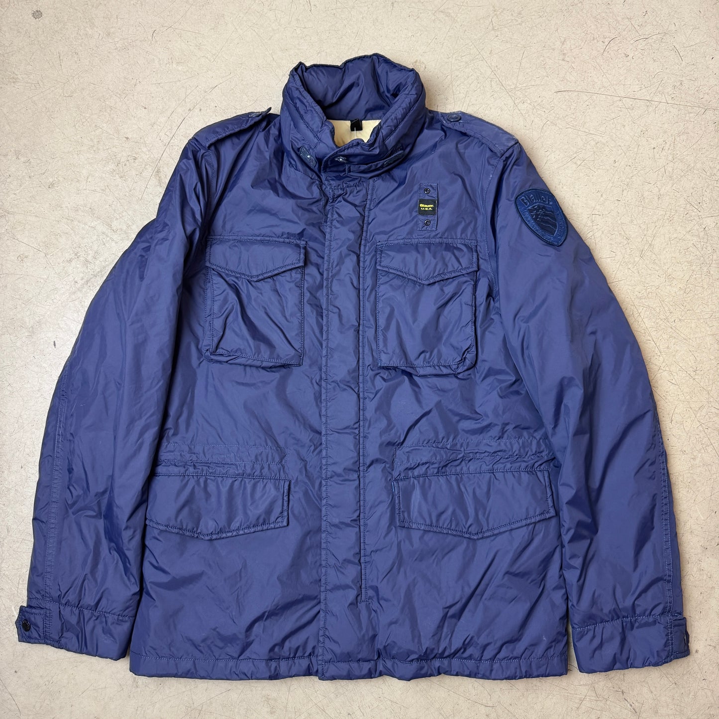 (L) Blauer USA Military Jacket dunkelblau
