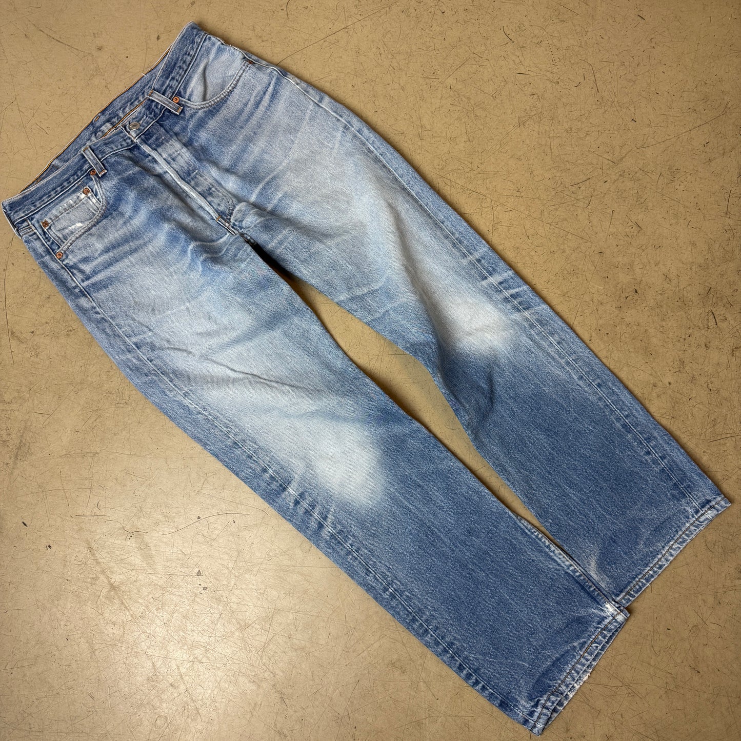 (L) Levi’s 501 Jeanshose Hellblau W34/L32