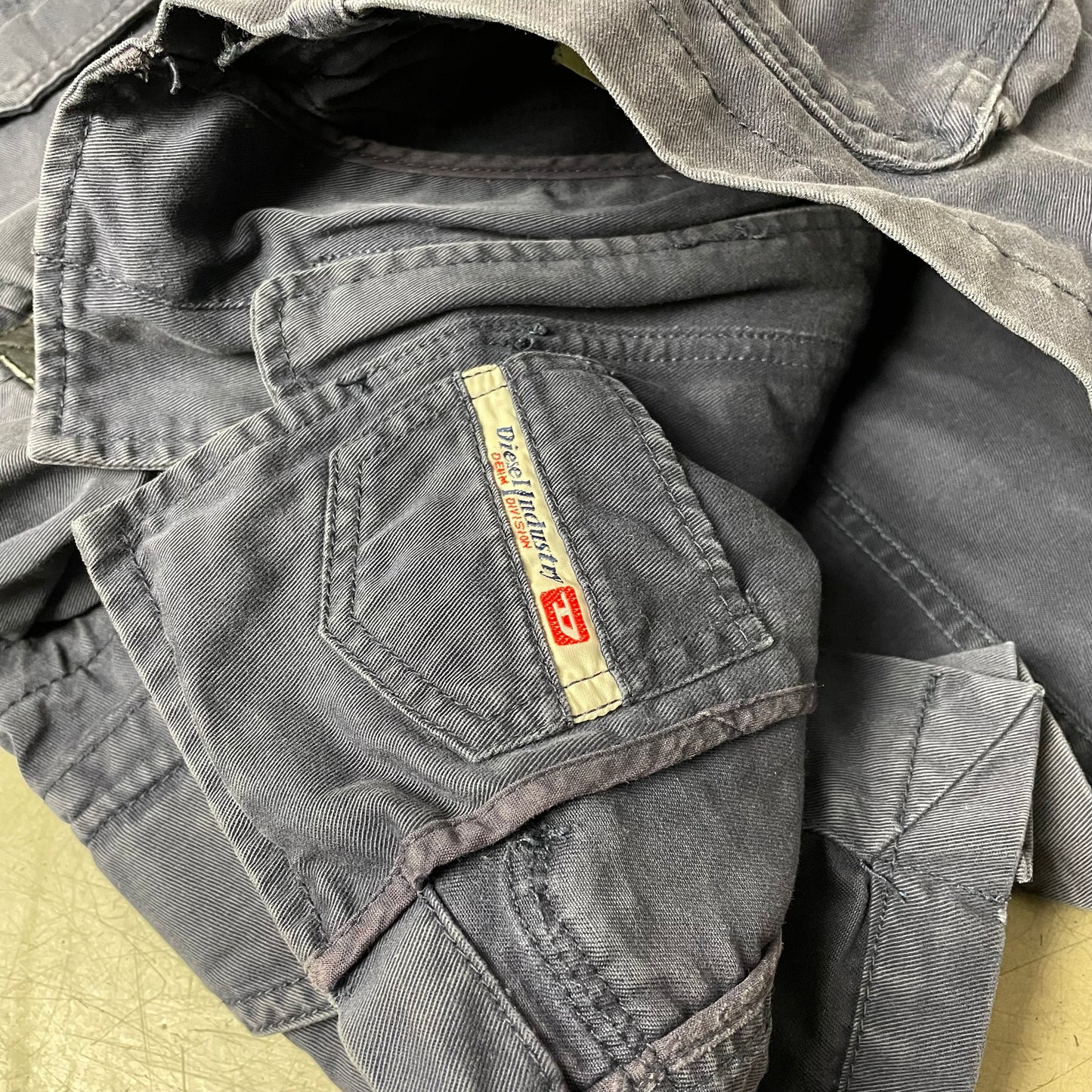 (S) Diesel Army Cotton Jacket faded blau
