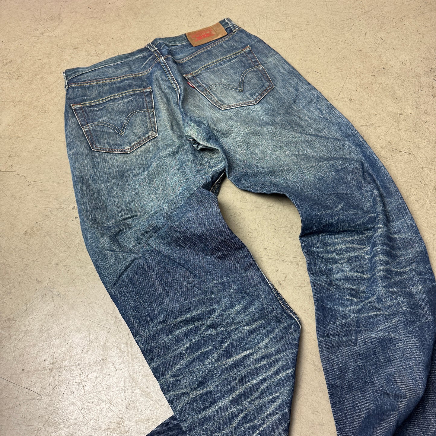 (L) Rare Faded Levi‘s 501 Jeanshose W34/L36