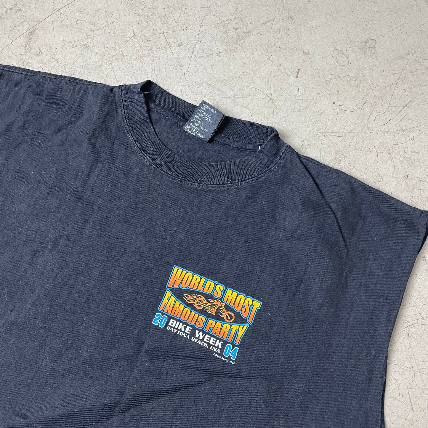(XL) 2004 Bike Week Daytona Beach Sleeveless Shirt