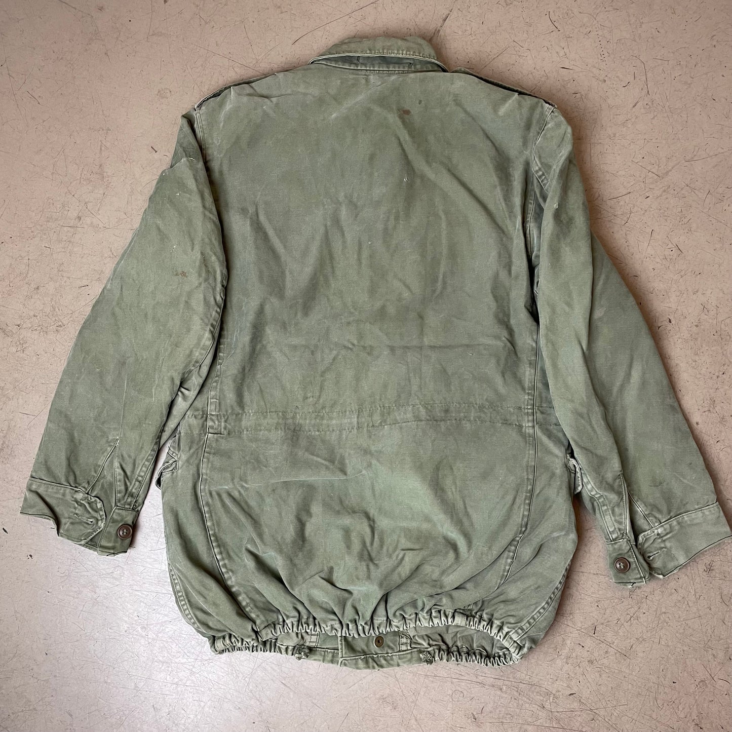 (M) Vintage M51 Field Jacket US Army faded grün S Long