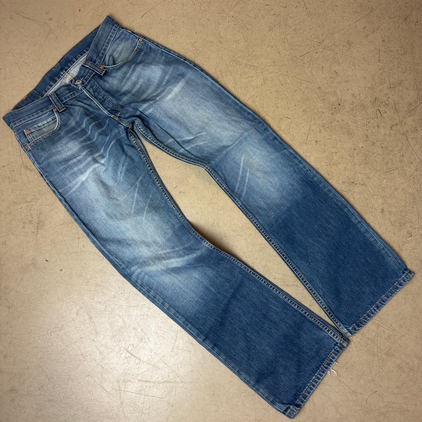 (XL) Faded Levi’s 512 Bootcut Jeanshose blau W34/L36