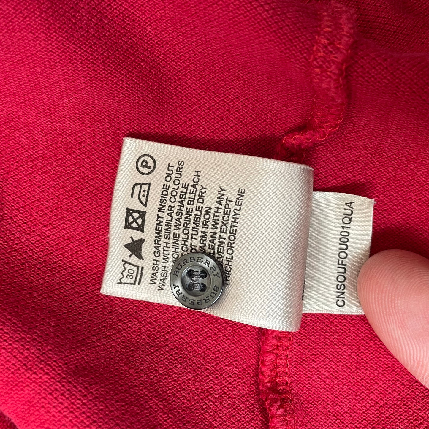 (M) Burberry Polo Tshirt Herren rot