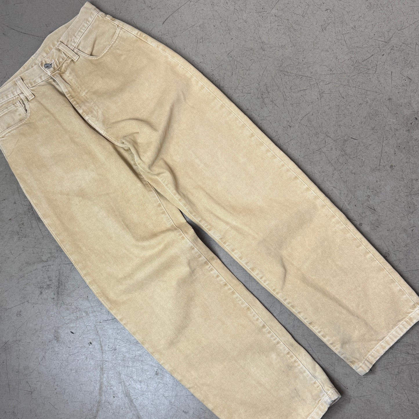 (S-M) Carhartt Jeanshose Beige W28