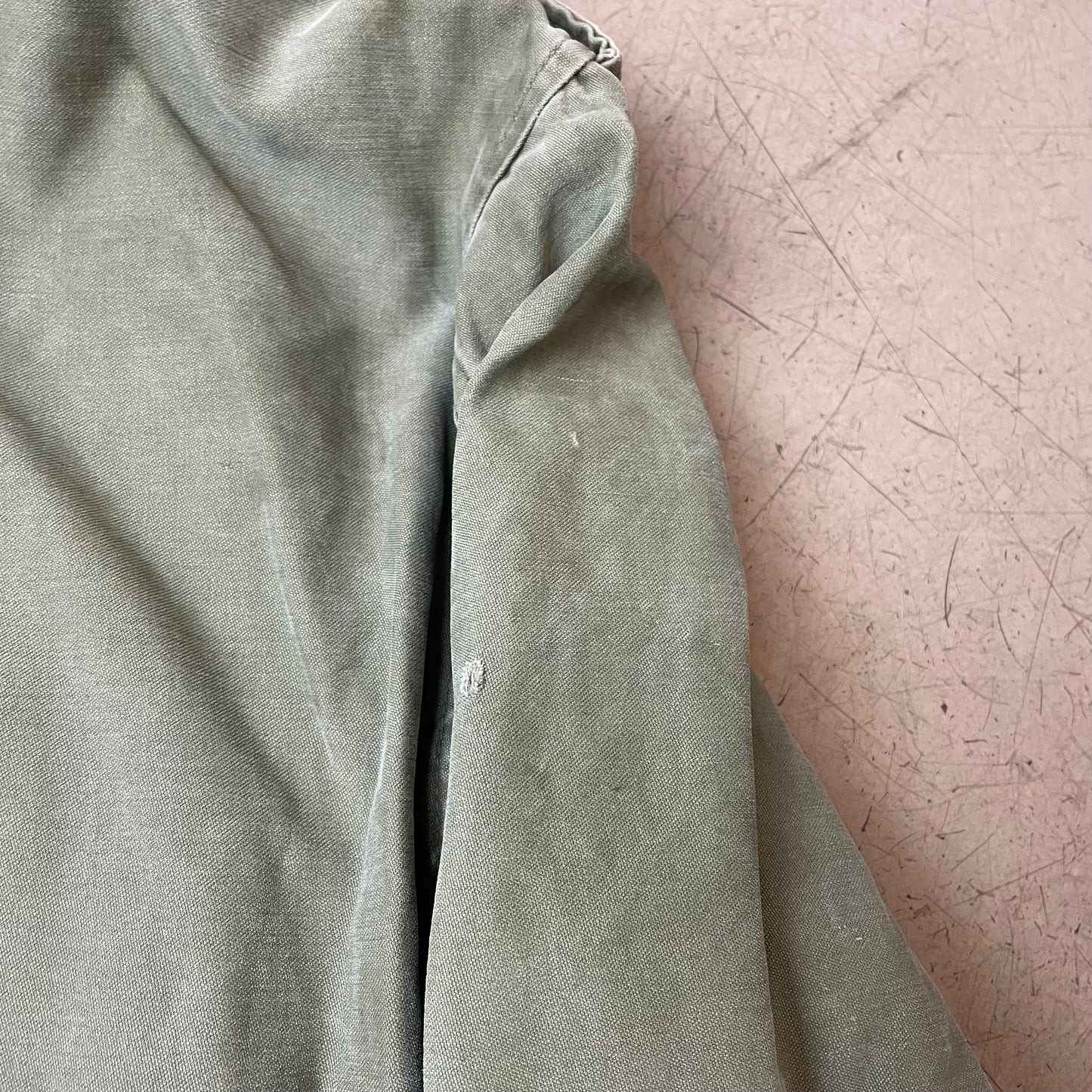(M) Vintage M51 Field Jacket US Army faded grün S Long
