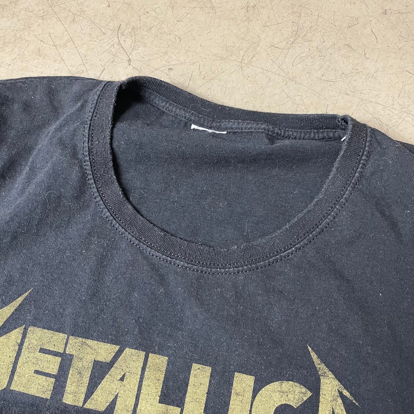 (M) Metallica Band Tshirt schwarz ärmellos