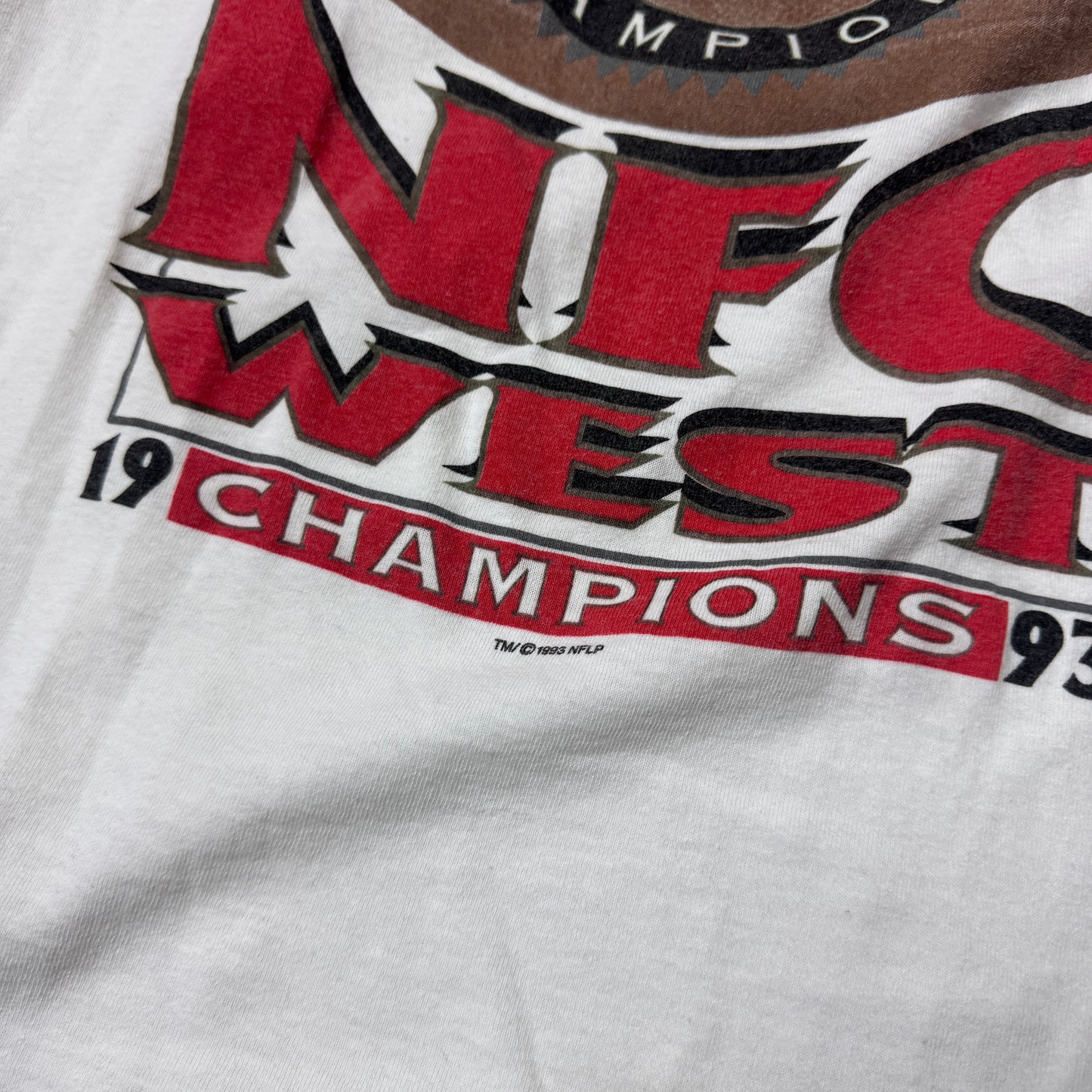 (L-XL) 1993 Starter 49ers T-Shirt