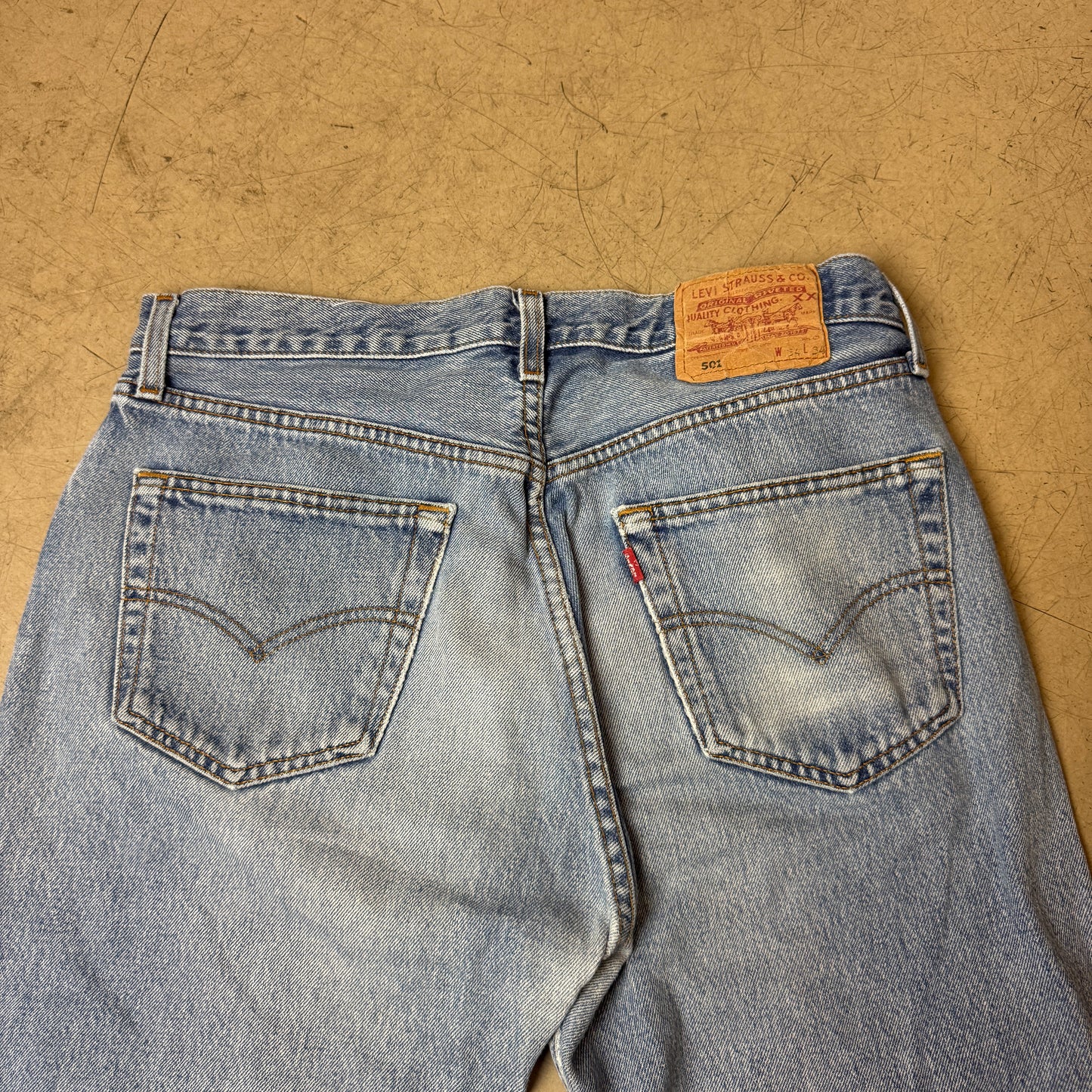 (L) Levi’s 501 Jeanshose hellblau W34/L34