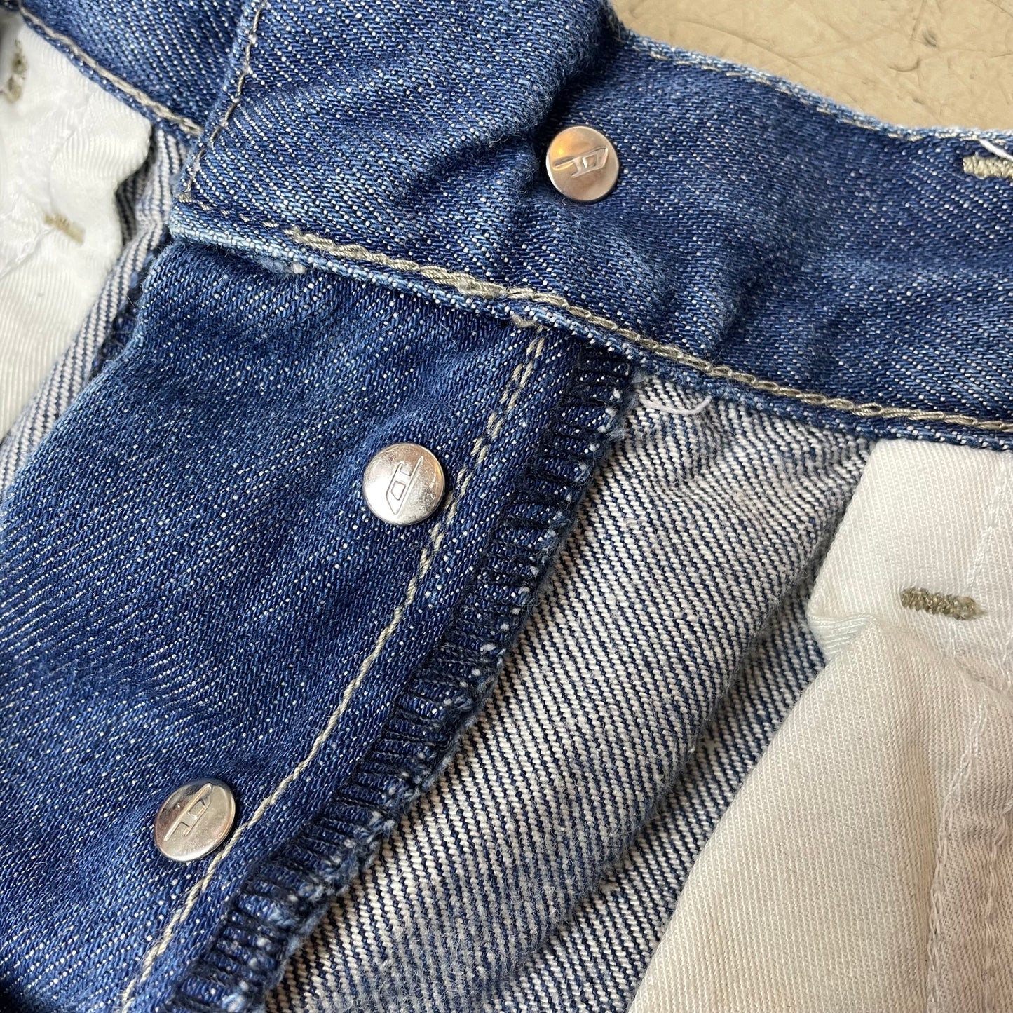 (M) Vintage Diesel Engineer Jeanshose blau W31