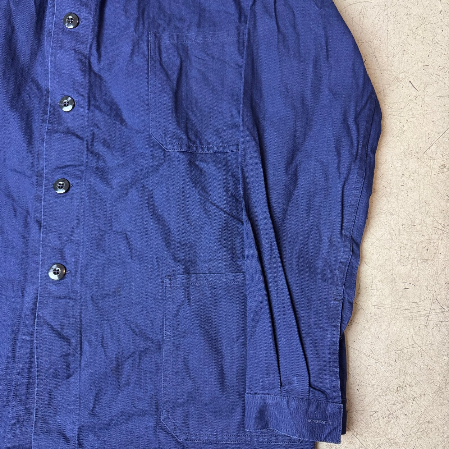 (XL) French Work Shirt blau