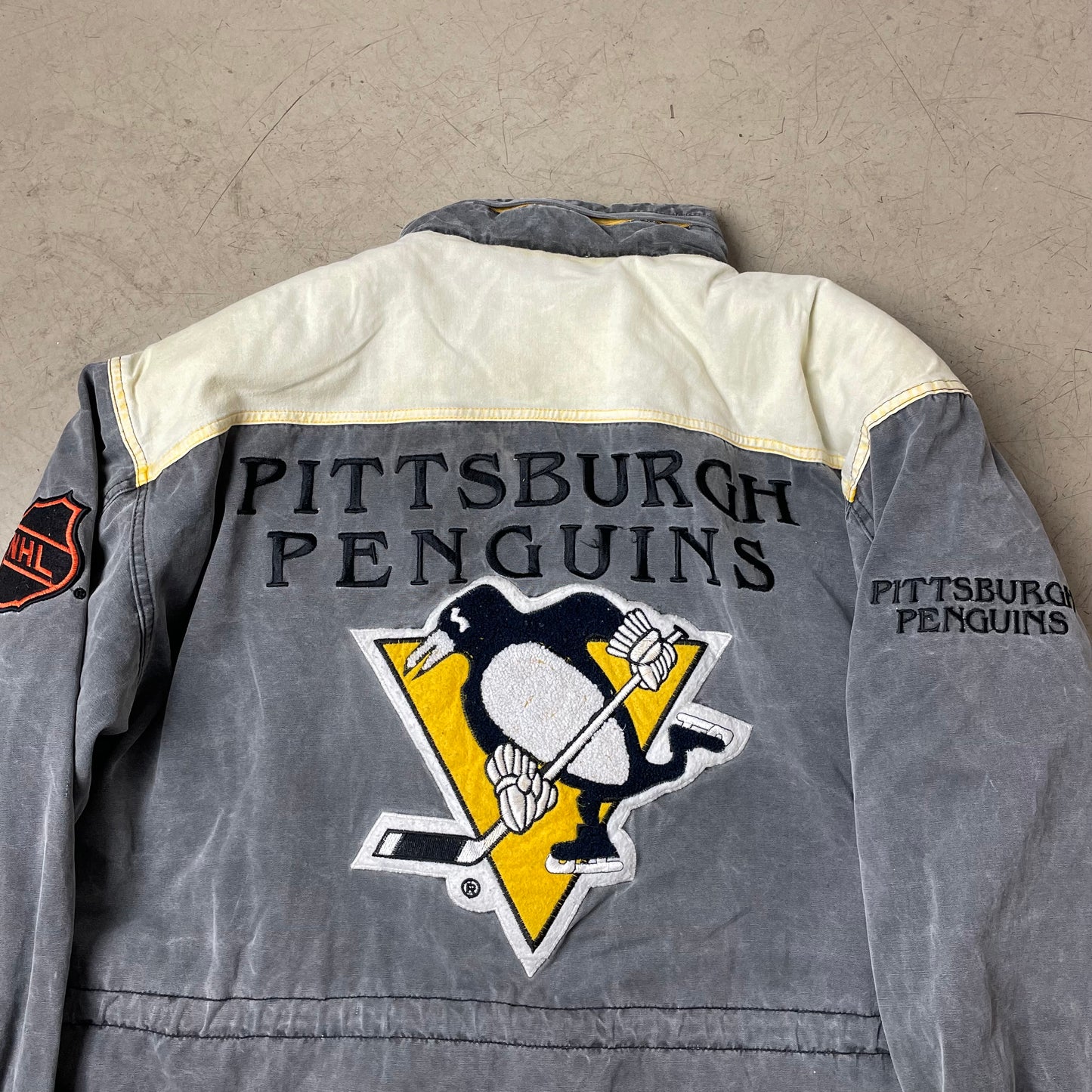(M) 1990s Campri Teamline Pittsburgh Penguins NHL Jacket