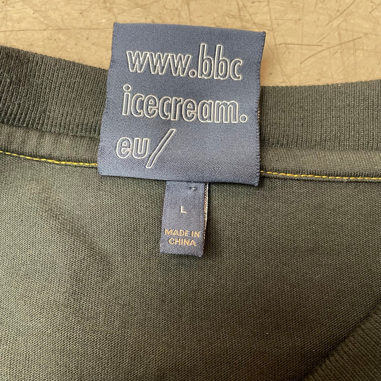 (L) Billionaire Boys Club Logo Tshirt faded black rot