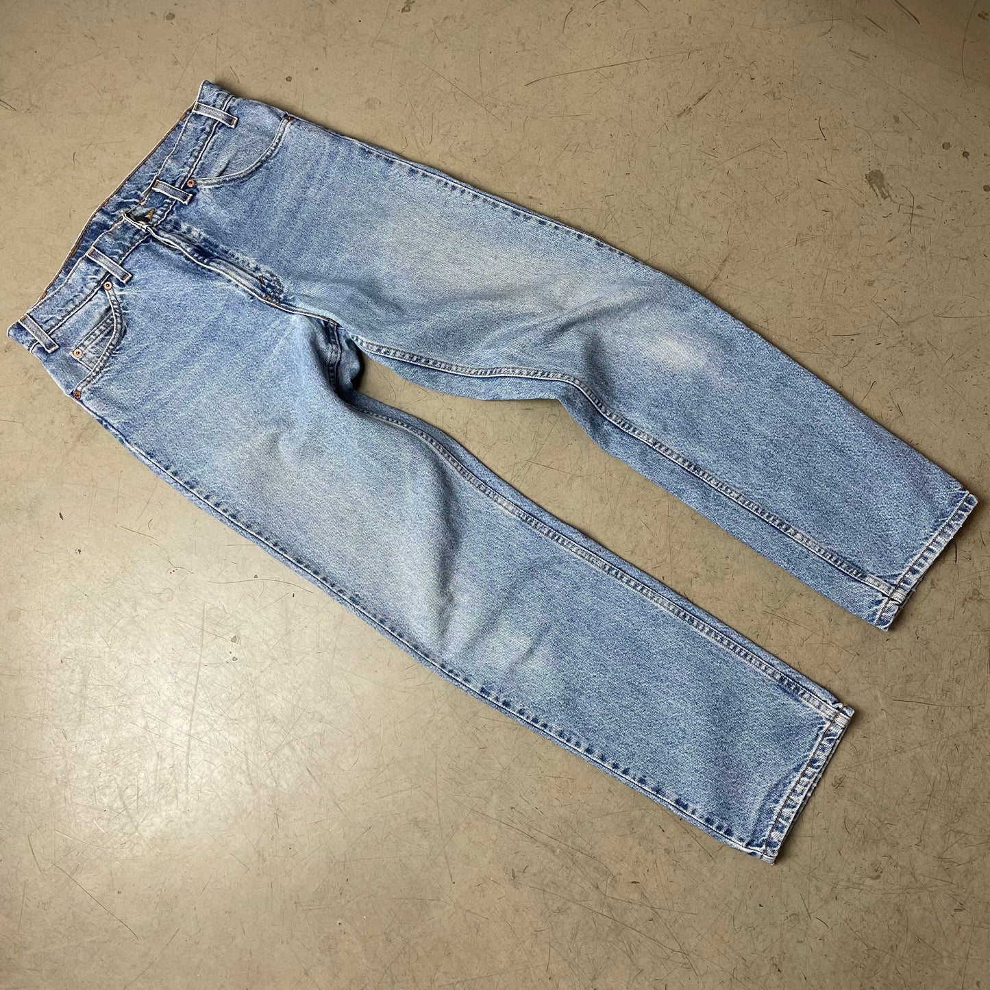 (M) Levi’s 505 Orange Tab Jeanshose hellblau W33/L32