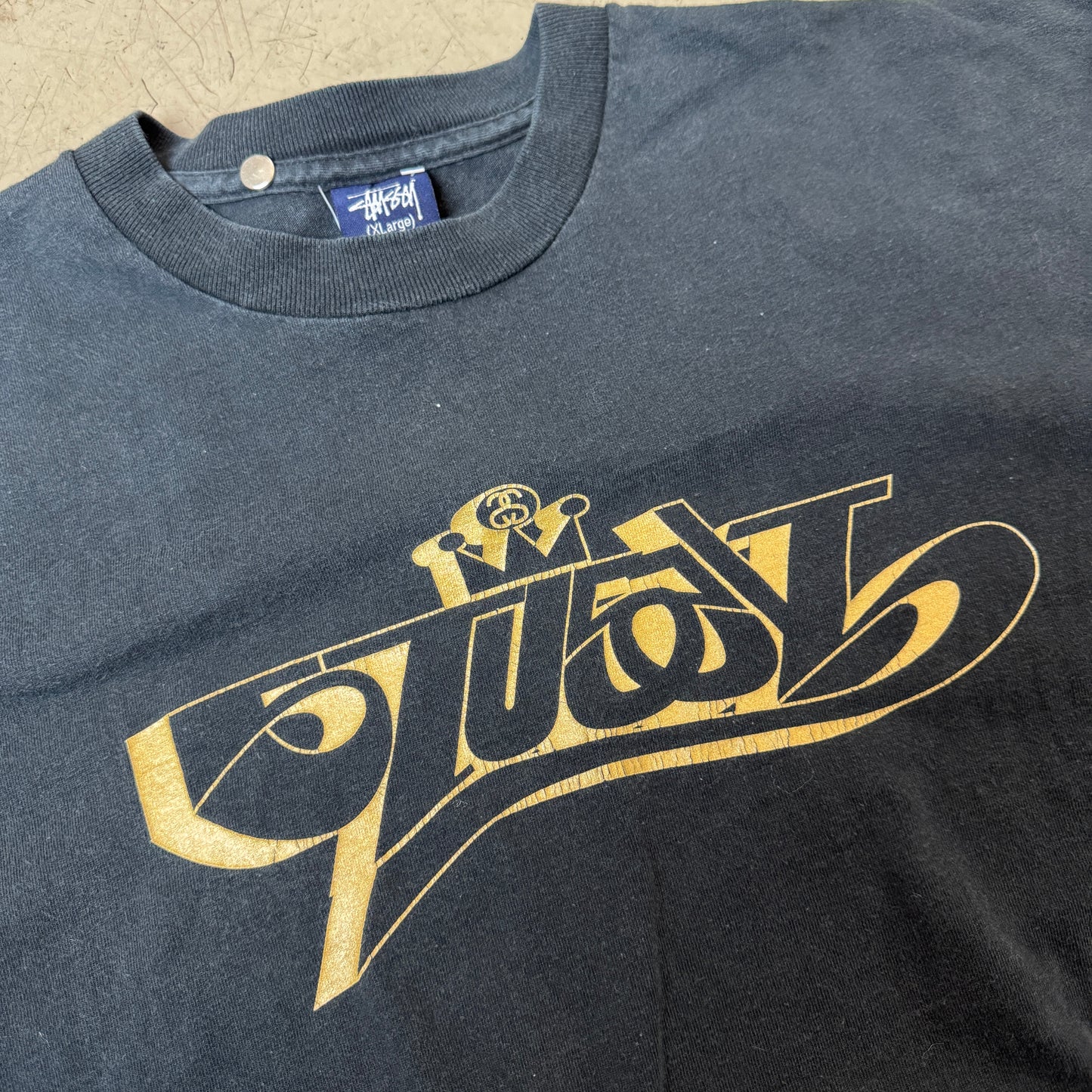 (XL) Vintage Stüssy Logo T-Shirt