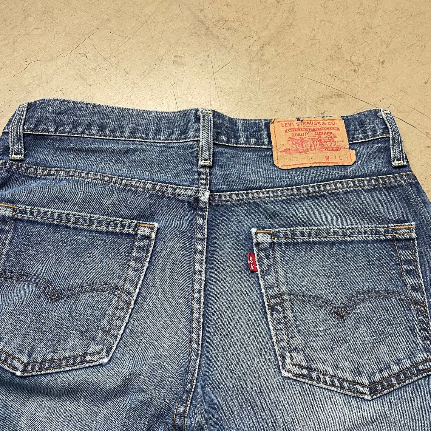 (M) Levi’s 507 Jeanshose faded blau W31L34