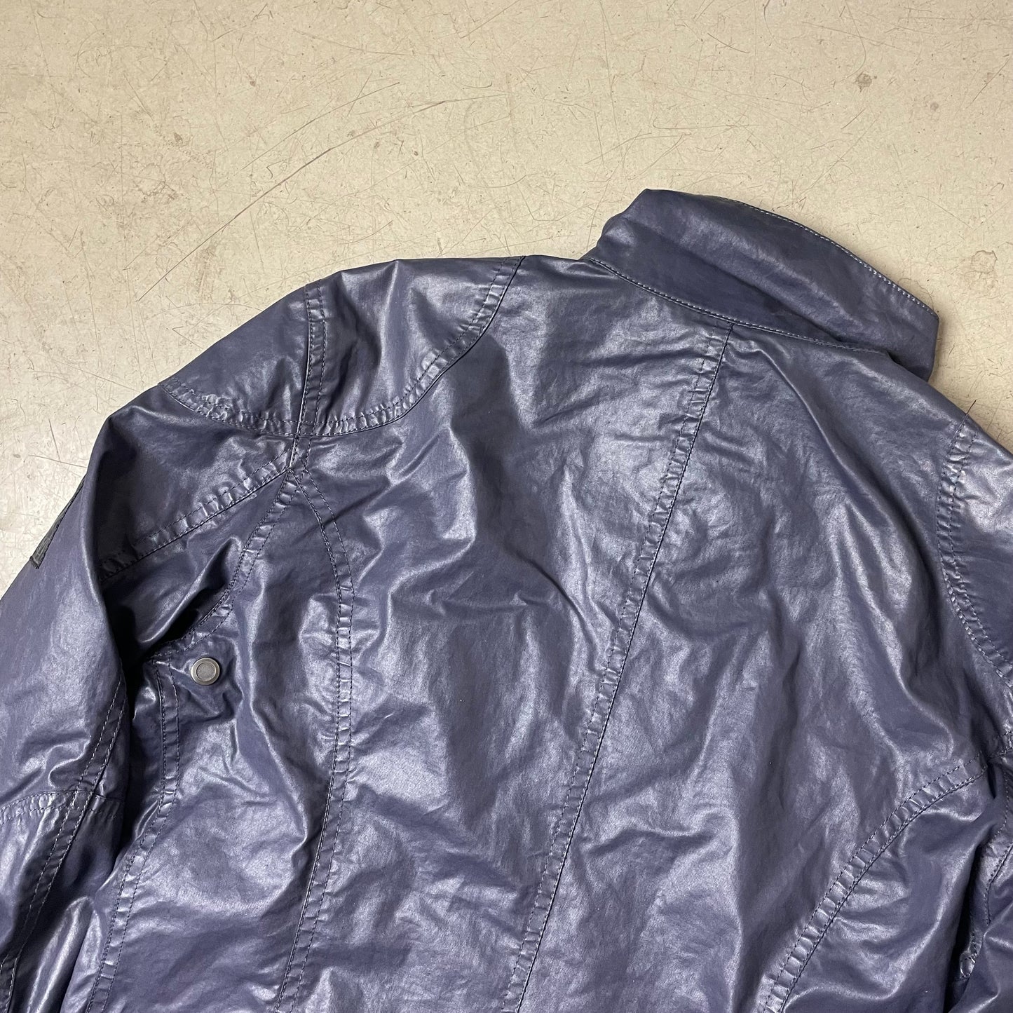 (S-M) Belstaff Wmn Jacket Navy blau