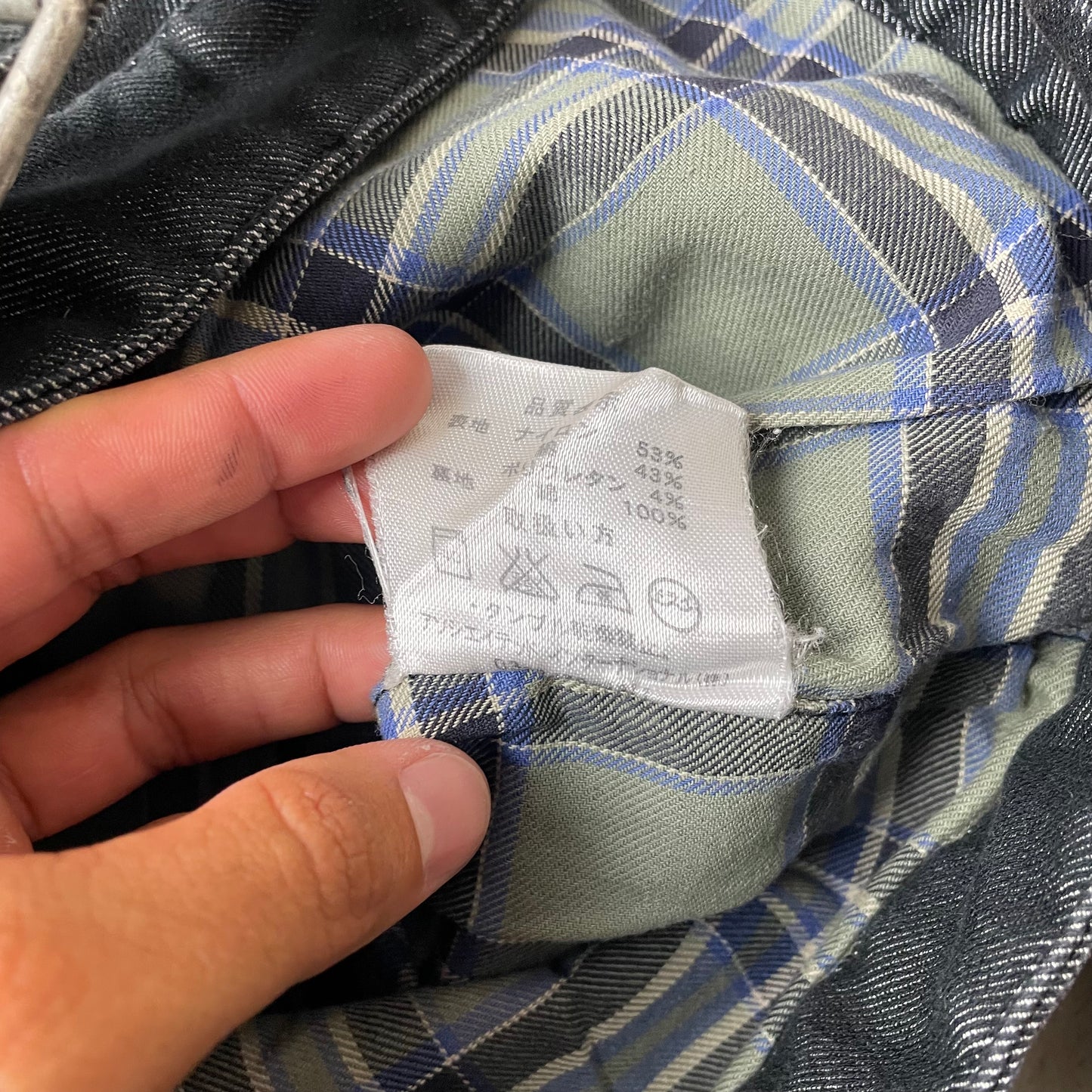 (S) Belstaff Wmn Denim Racing Jacket Navy blau grau