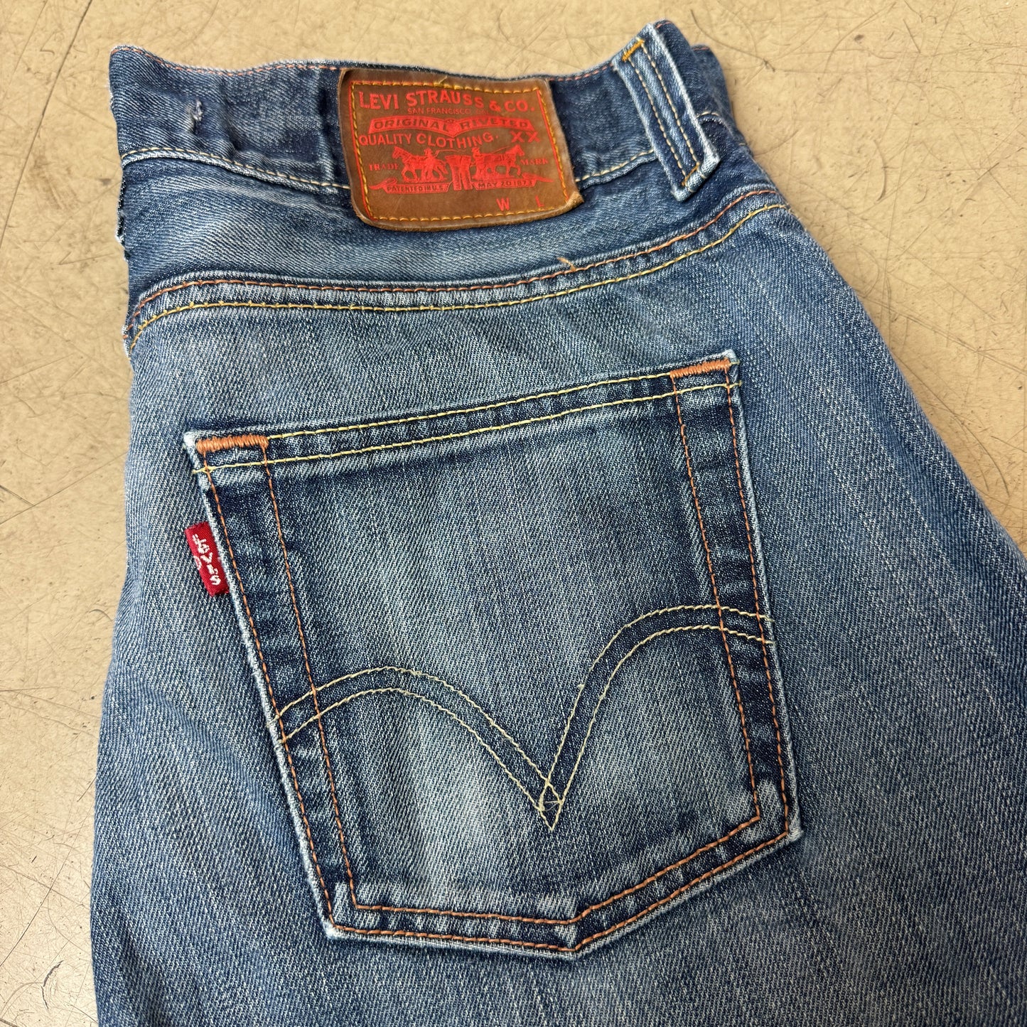 (L) Faded Levi’s 506 Jeanshose W33/L34