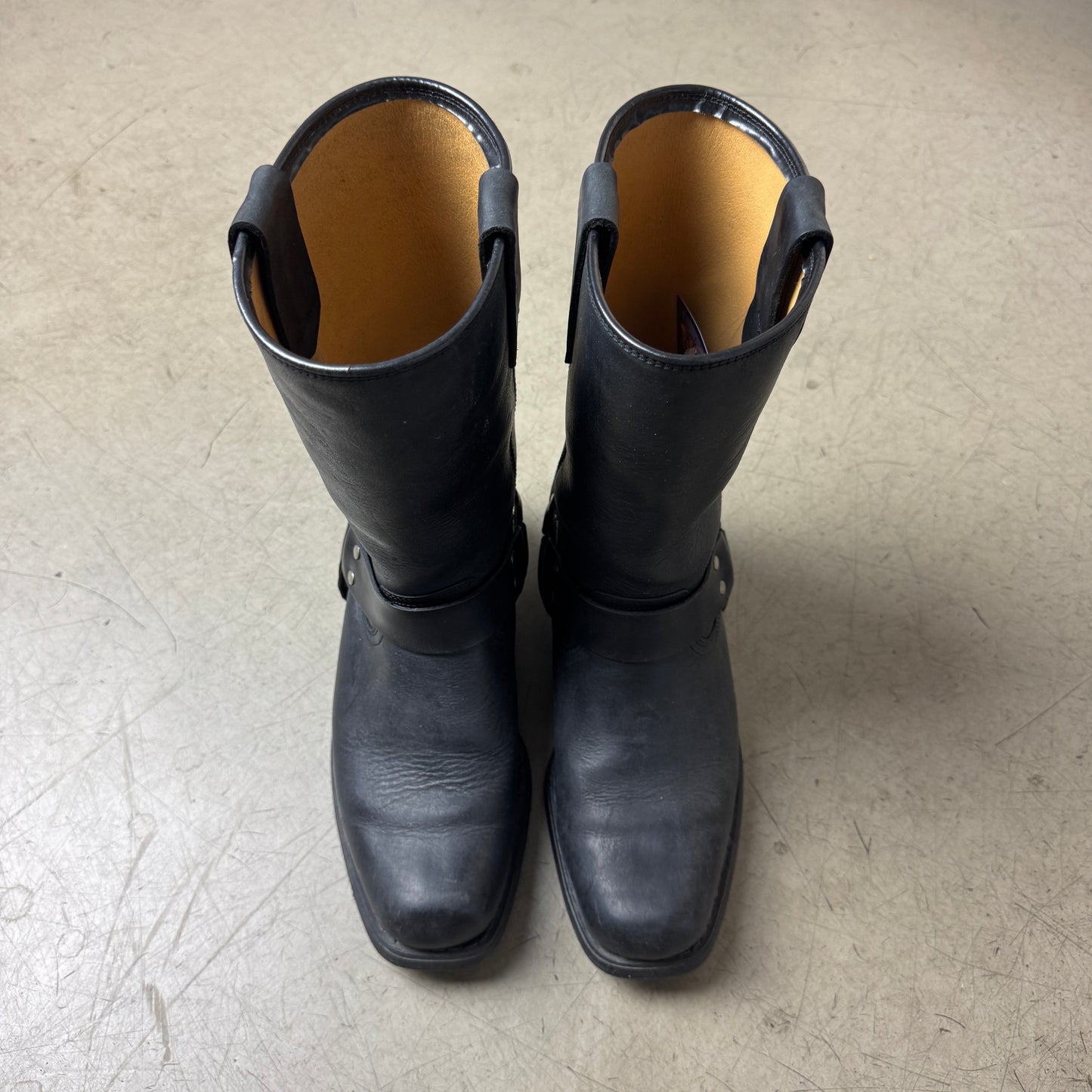 (43) Biker Leder Stiefel