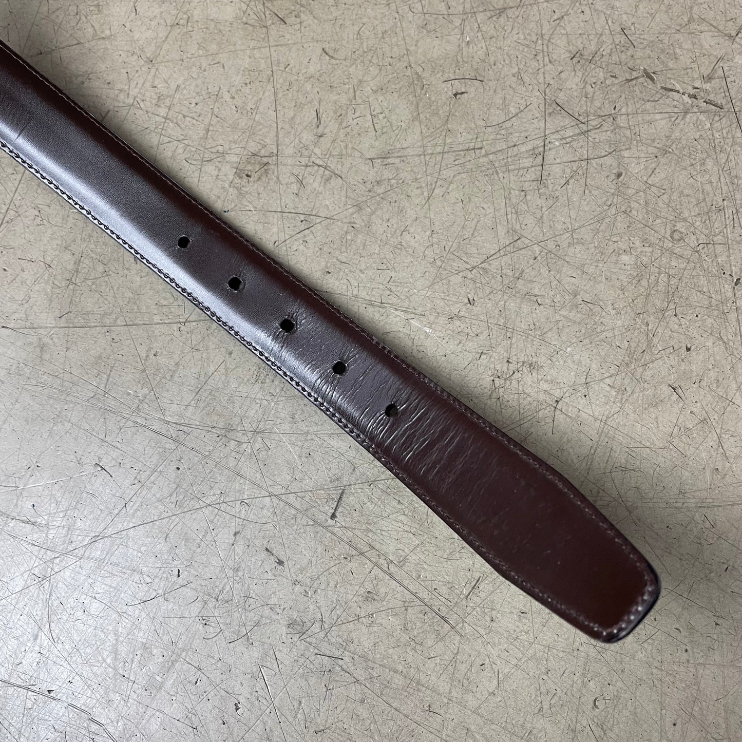Aigner Wendebar Ledergürtel schwarz braun 100cm