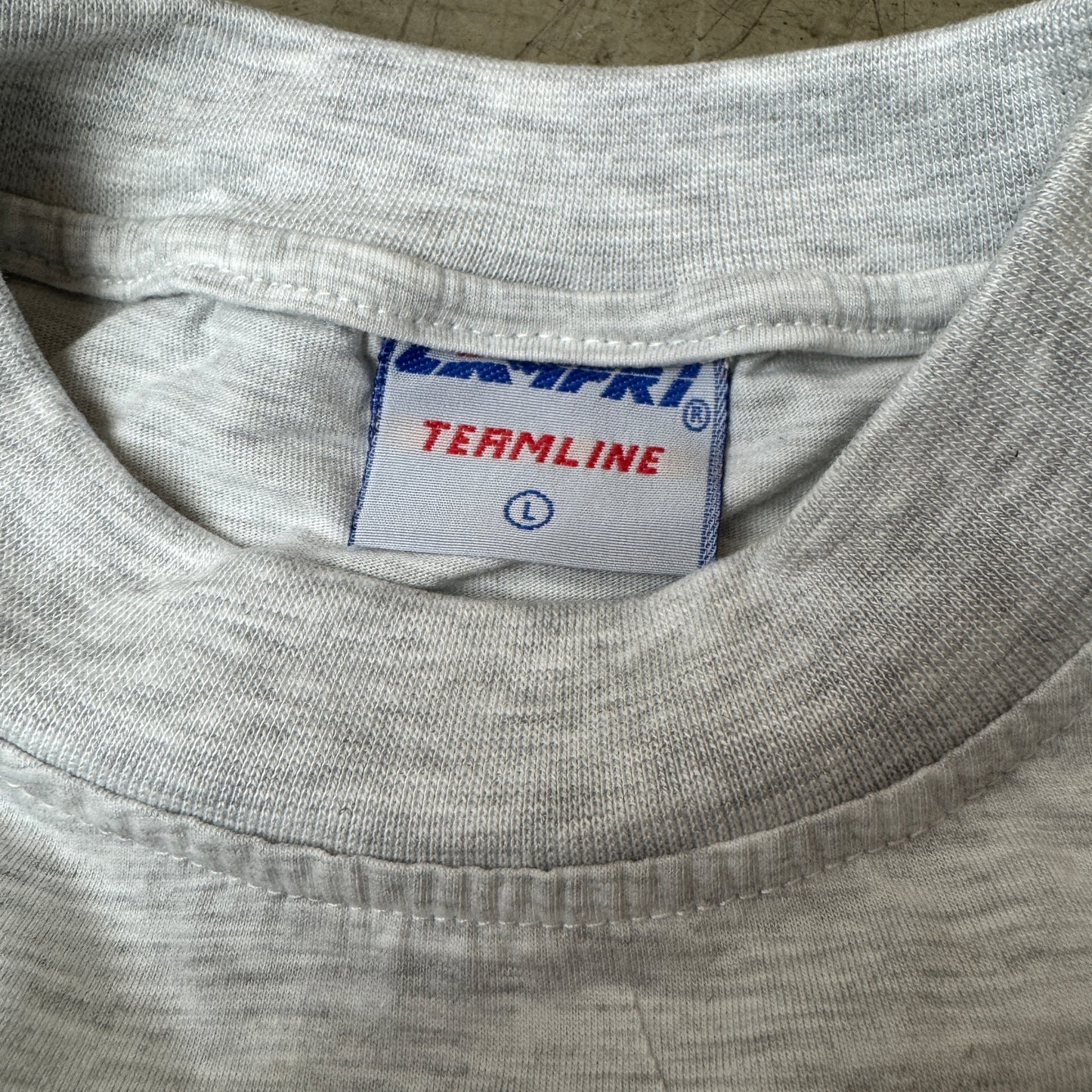 (L) 1990s Campri Teamline Raiders Los Angeles Tshirt grau