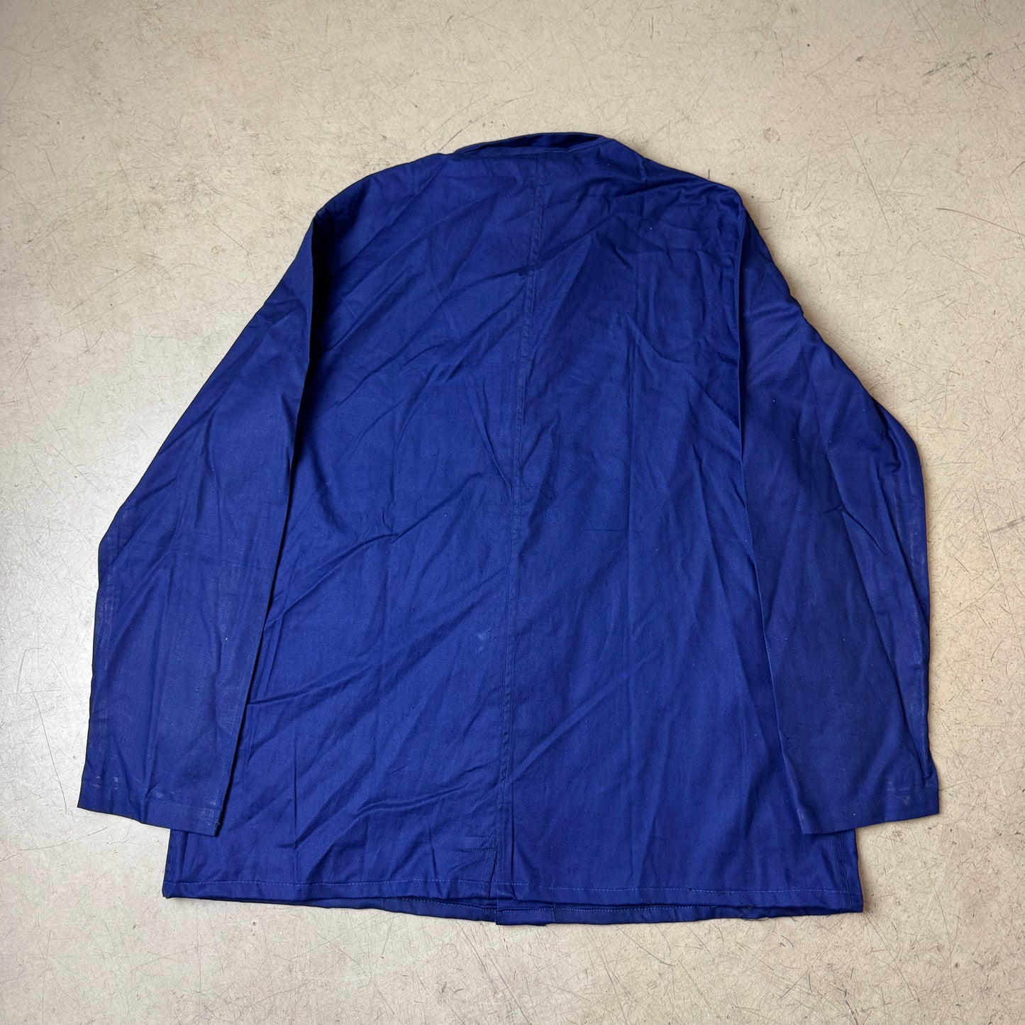 (XL-XXL) Repaired French Work Shirt blau