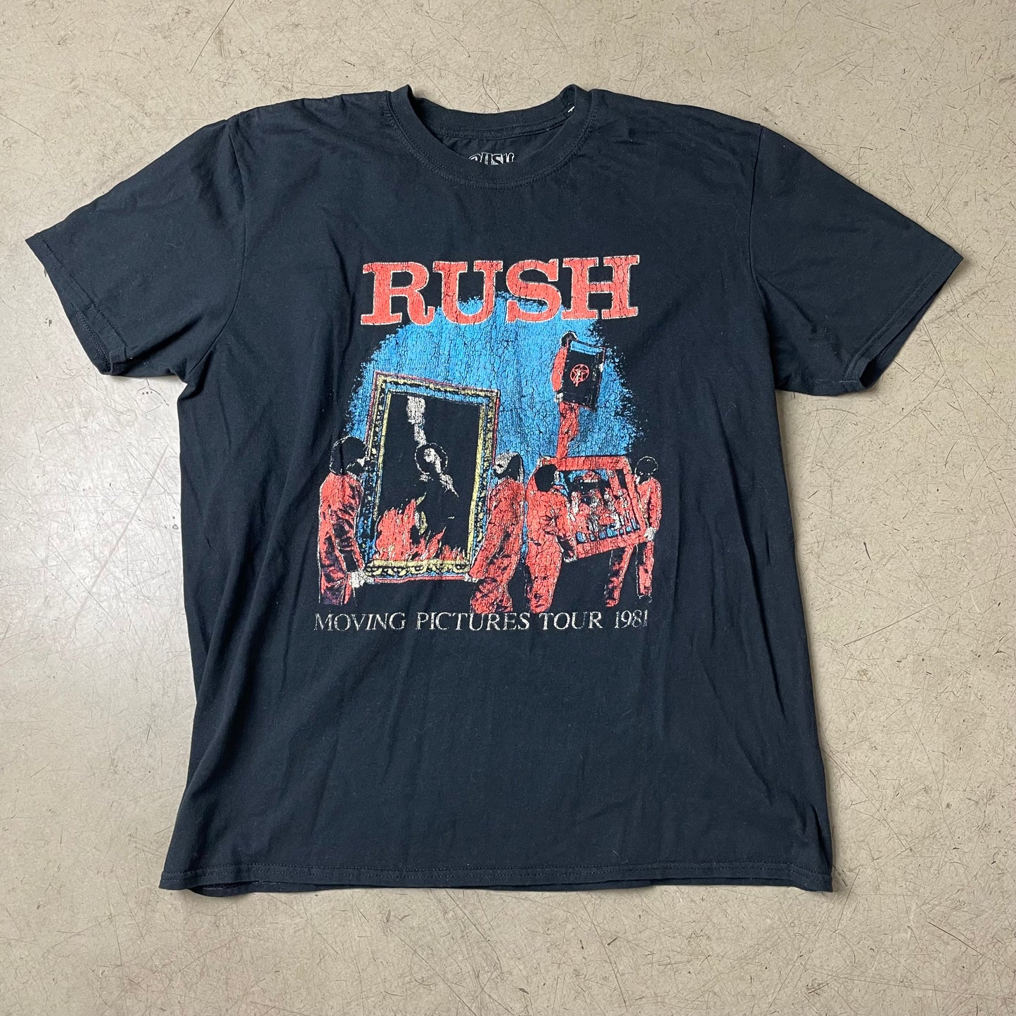 (XL) 2016 Rush Band Tshirt schwarz